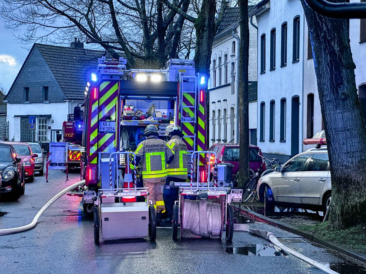 Wohnungsbrand in Krefeld-Uerdingen
