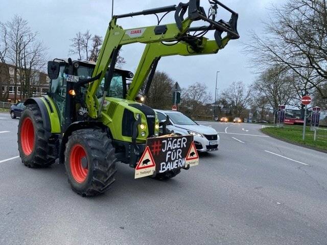 Bauern-Protest am Niederrhein