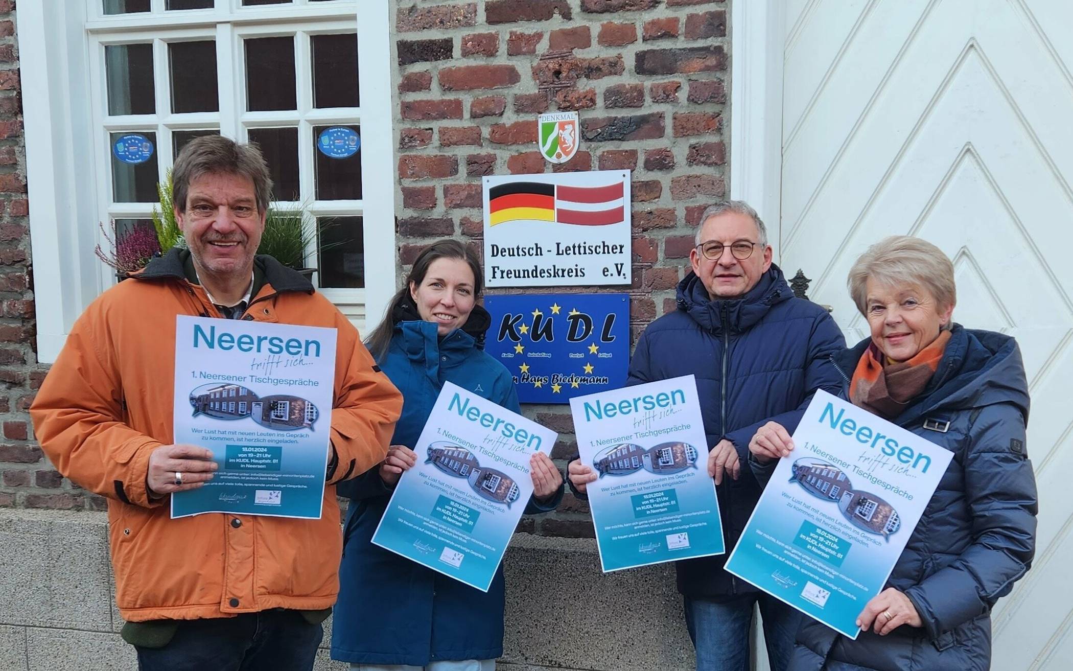 Freuen sich auf die Neersener Tischgespräche: