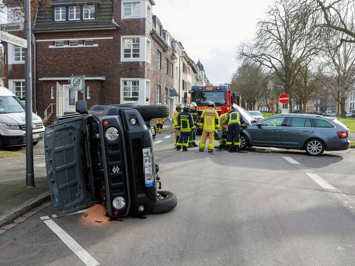 Unfall an der Brahmsstraße
