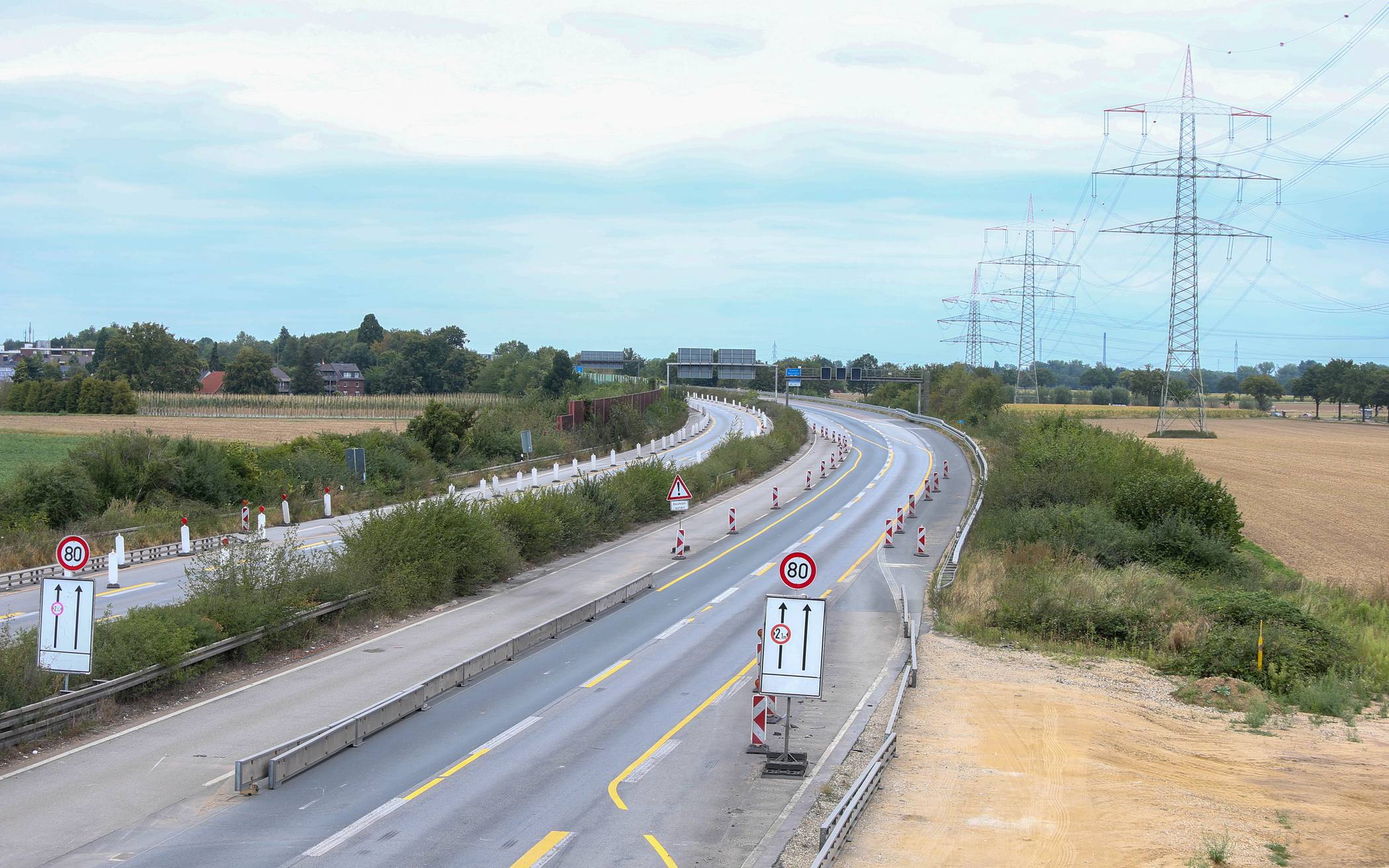 A57: Sperrung wegen Markierungsarbeiten