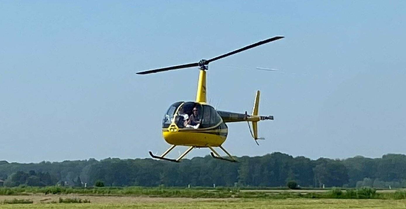 Das Feld am Schmeddersweg wurde für einen Tag zum „Flugplatz“. 