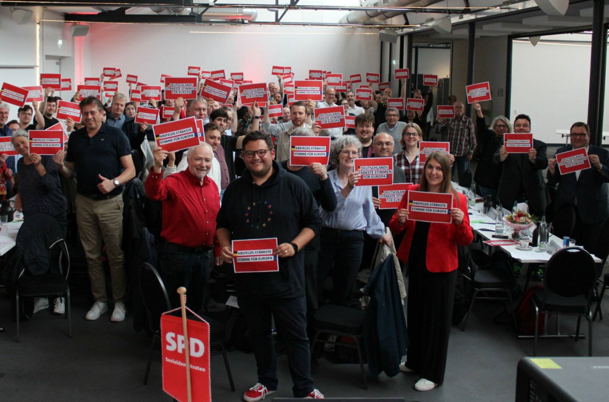 Die SPD Krefeld traf sich am Samstag zu ihrem örtlichen Parteitag.