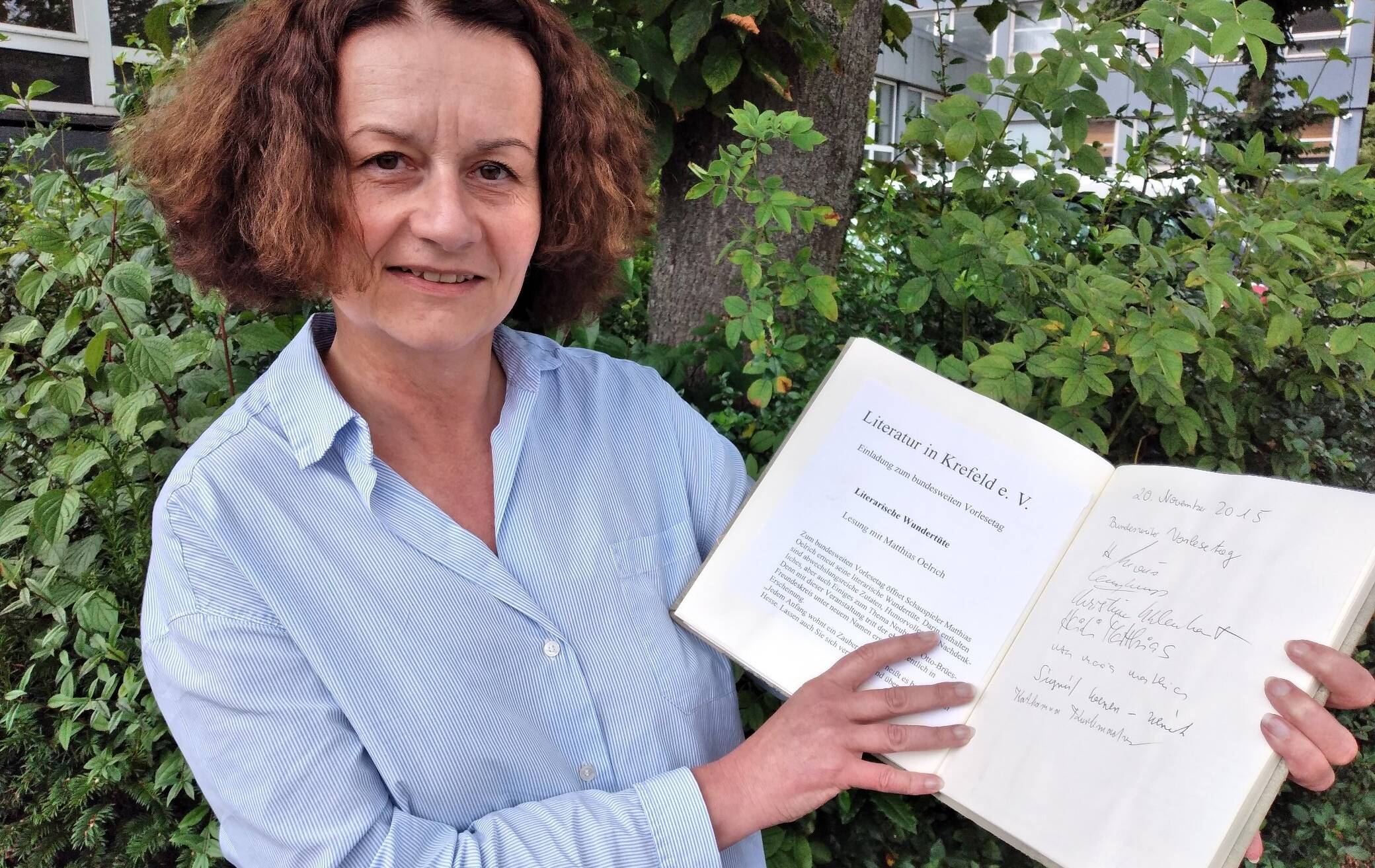 Erinnerungen: Vorsitzende Michaela Plattenteich wird das