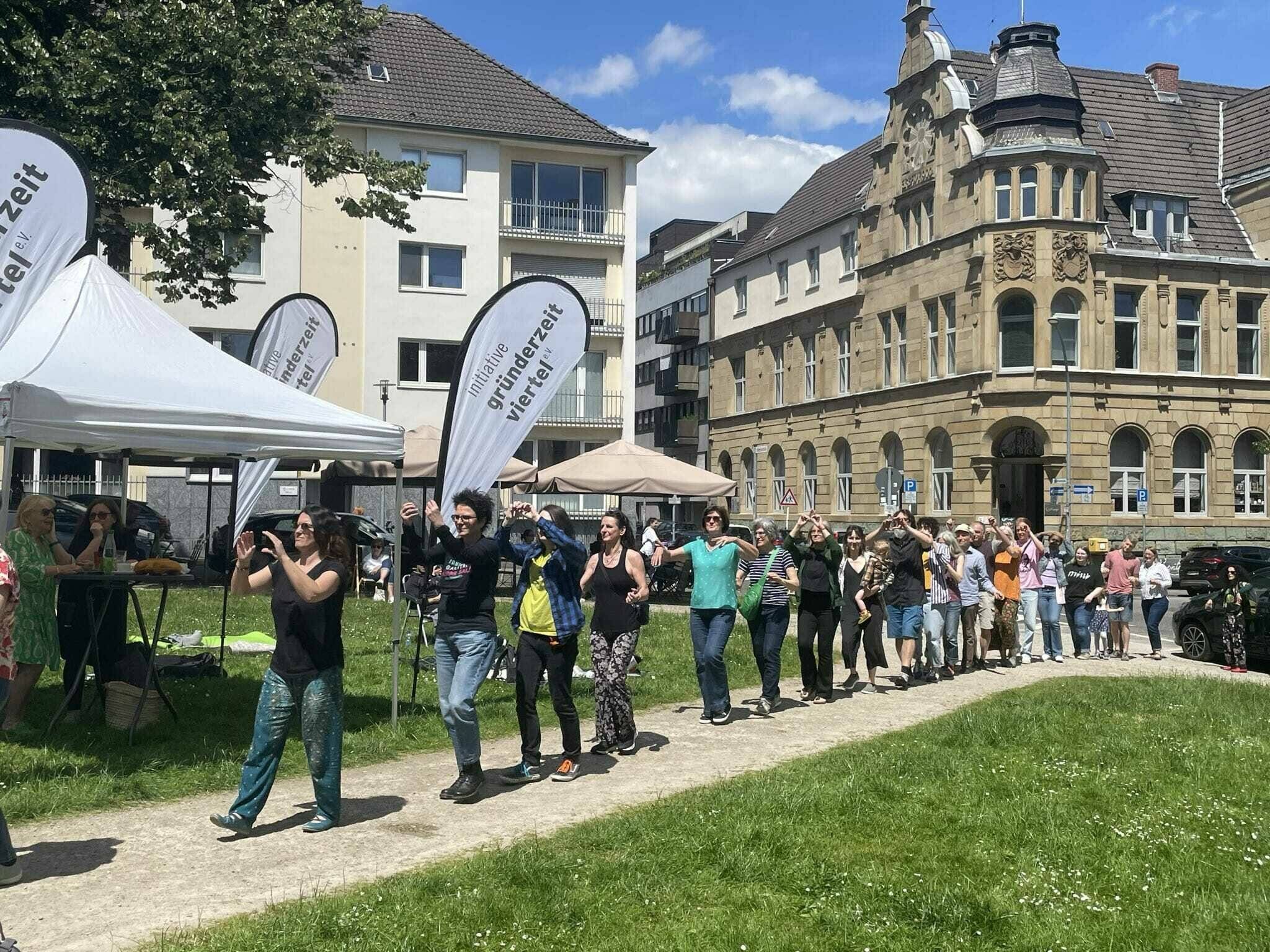 Bei 200 Tage Tanzstadt können bei verschiedenen Aktionen alle mitmachen. 