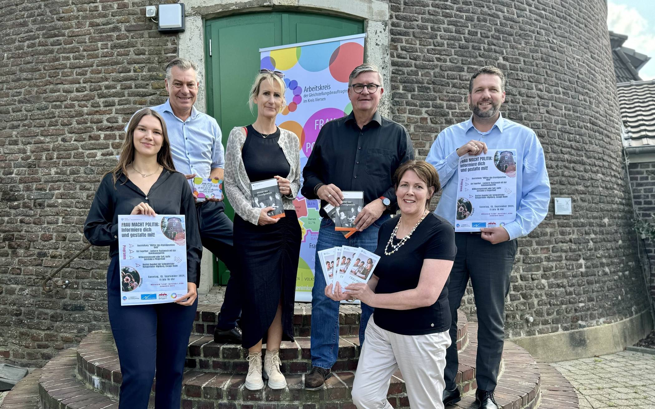 Die drei Westkreis-Bürgermeister und Gleichstellungsbeauftragten aus