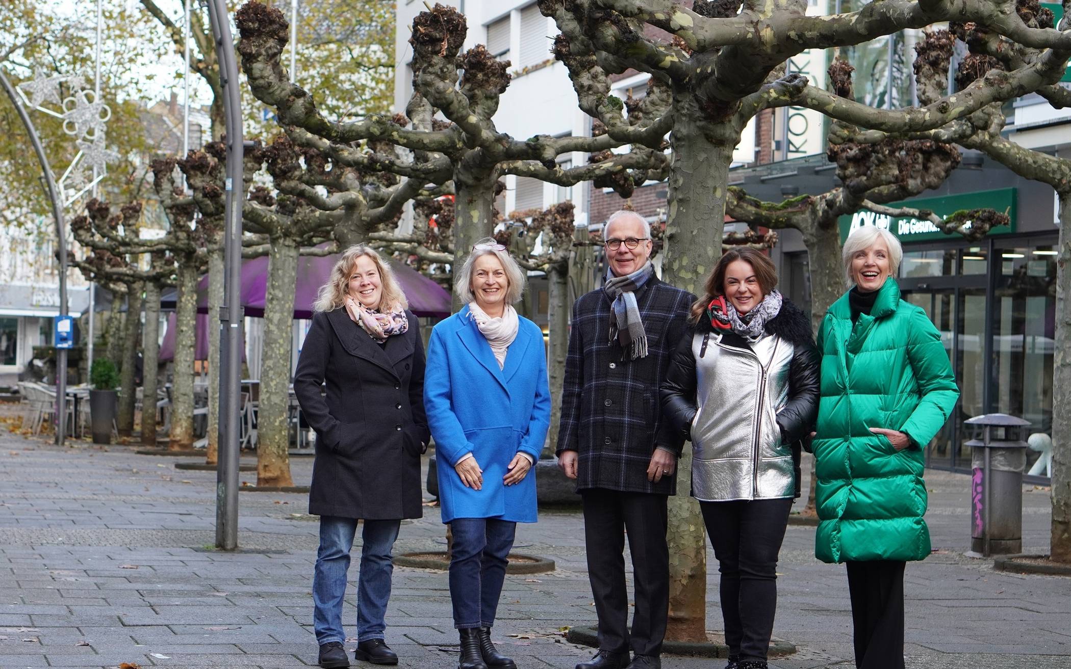 Der neu gegründete Verfügungsfondsbeirat (v.l.): Mareike