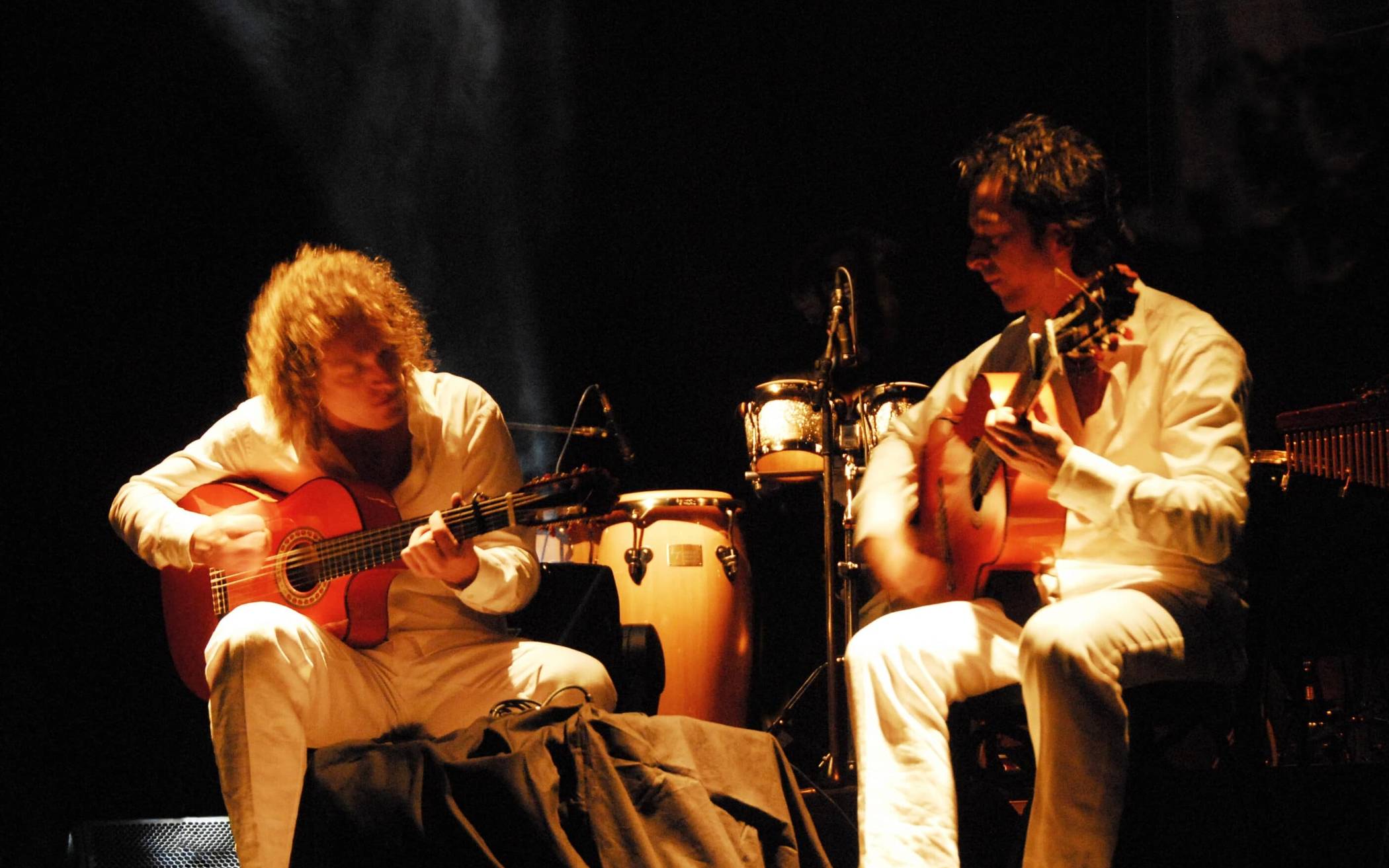 Die beiden Weltklasse-Gitarristen Raughi Ebert und