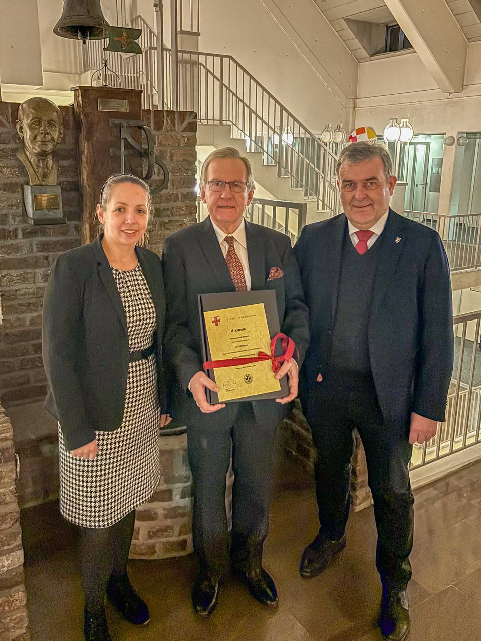 Verabschiedung von Josef Devers aus dem Stadtrat