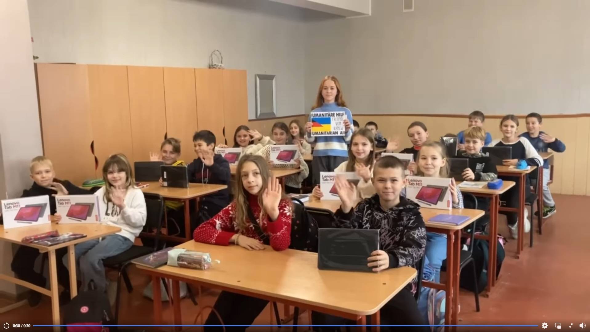 Screenshot aus dem verlinkten Facebook-Video der Userin Nadiya Khomenko.