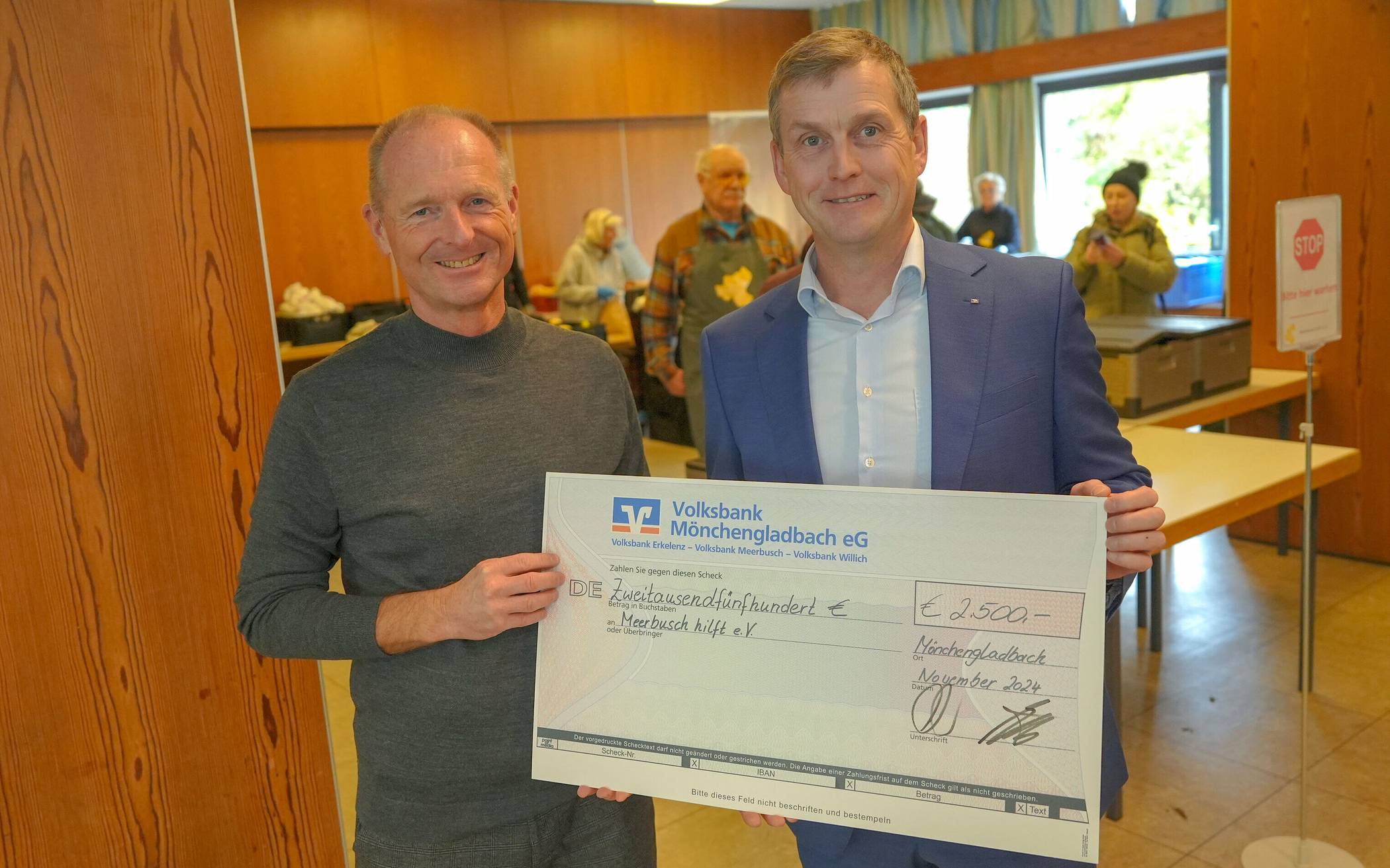 Dirk Thorand (l.), Vorsitzender von „Meerbusch