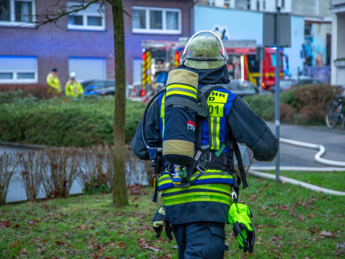 Brand am Silvestermorgen
