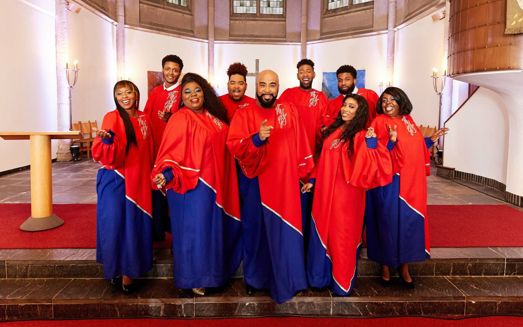 Die New York Gospel Stars freuen sich auf das Konzert in der Krefelder Friedenskirche am 7. Januar.   