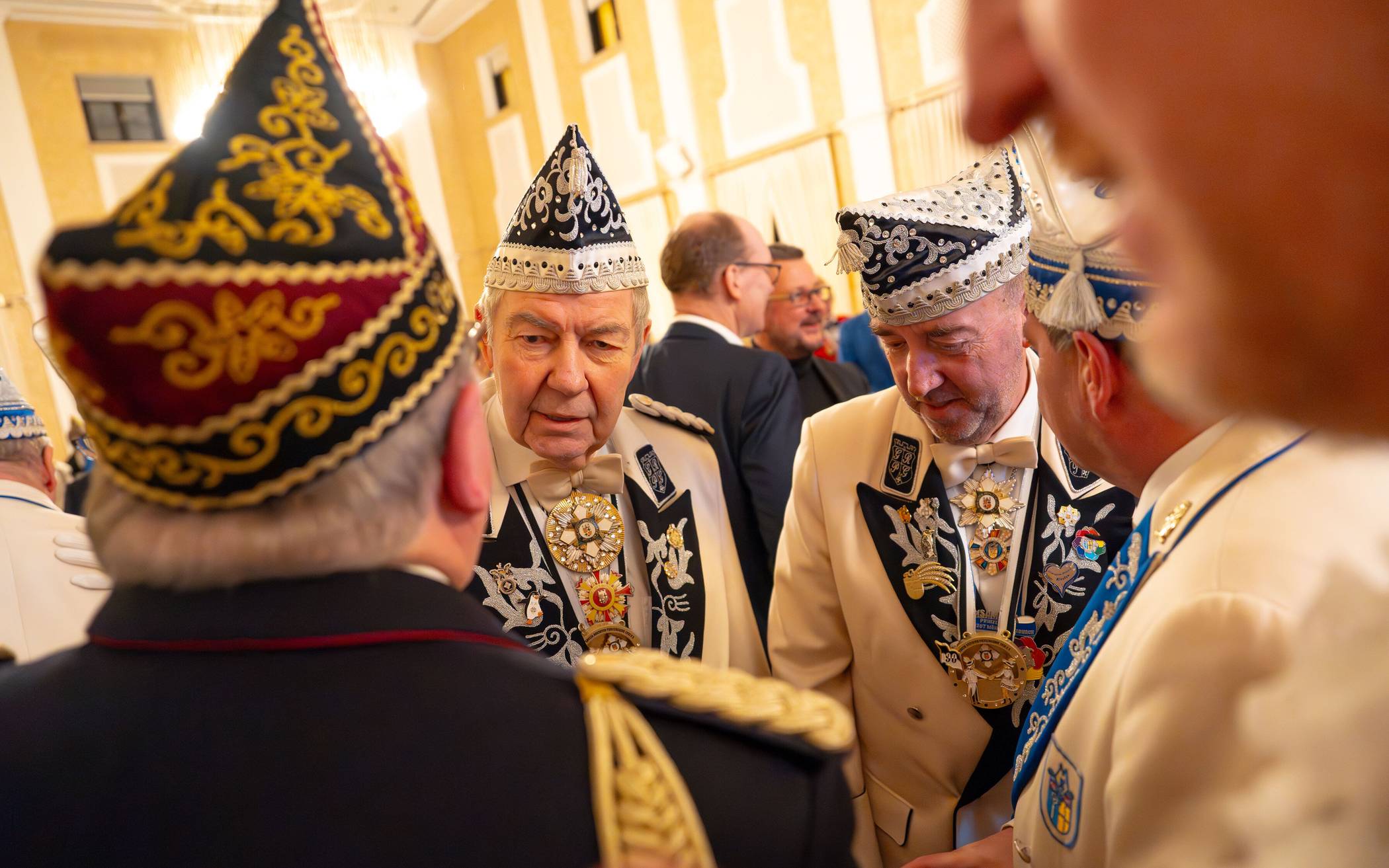 Präsident Dieter Beines und Vorsitzender Holger Vits von der Großen Rheydter...