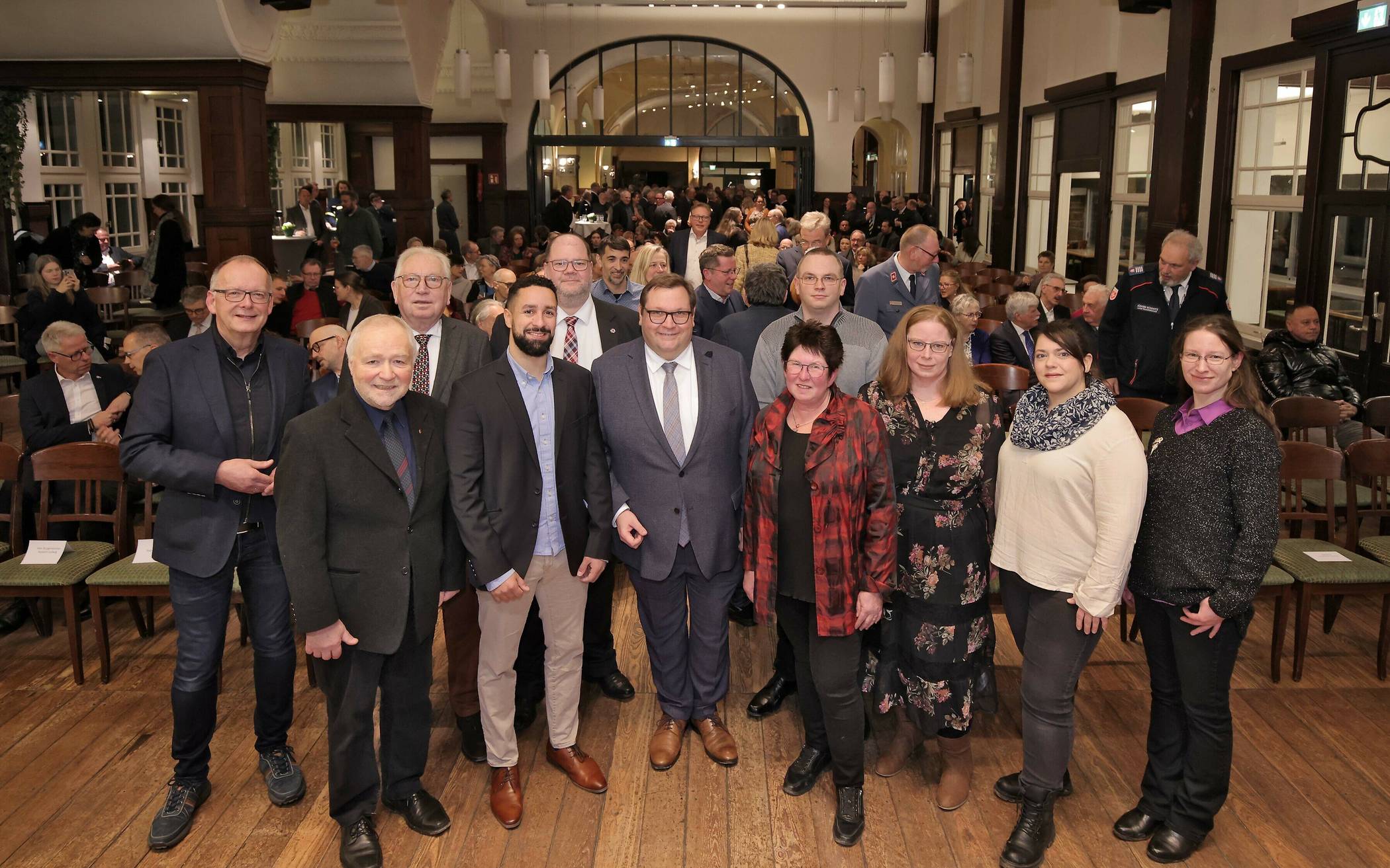 Beim Neujahrsempfang mit 350 Gästen im