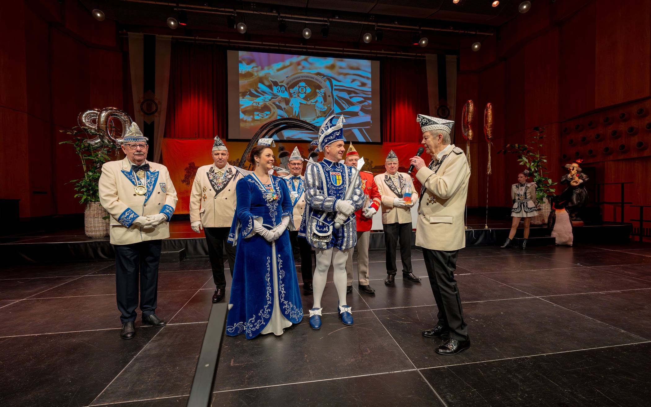 Heimspiel für das Prinzenpaar Prinz Alexander I. und Prinzessin Niersia...