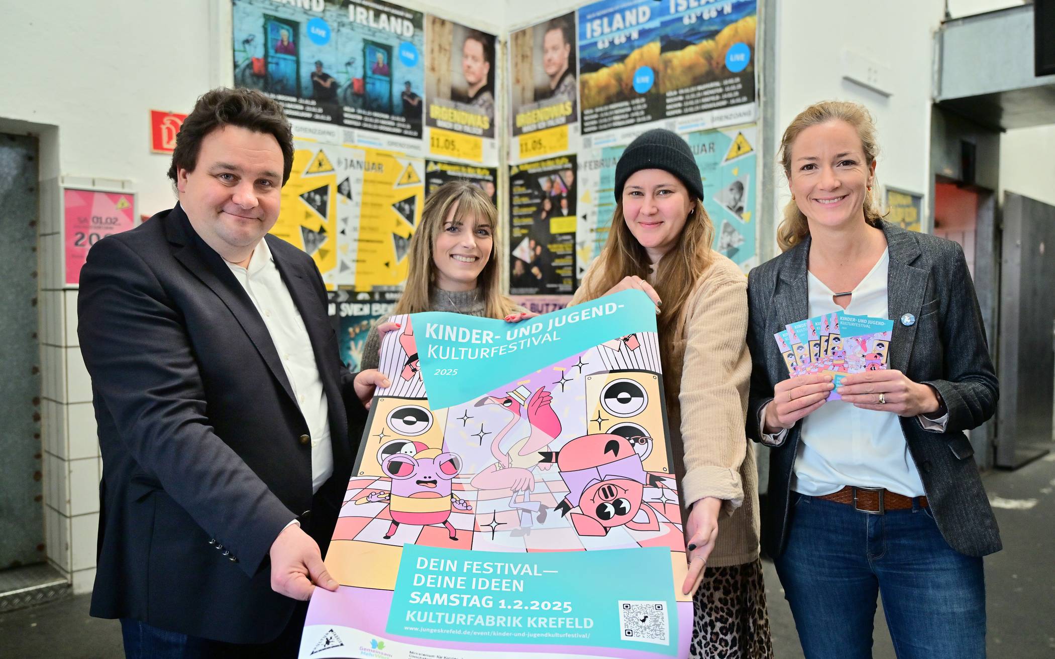 Laden zum Jugendfestival in die Kulturfabrik