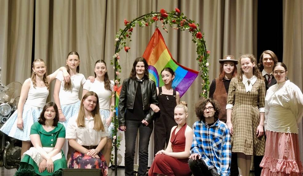 Das Musicalensemble der Musikschule bei den