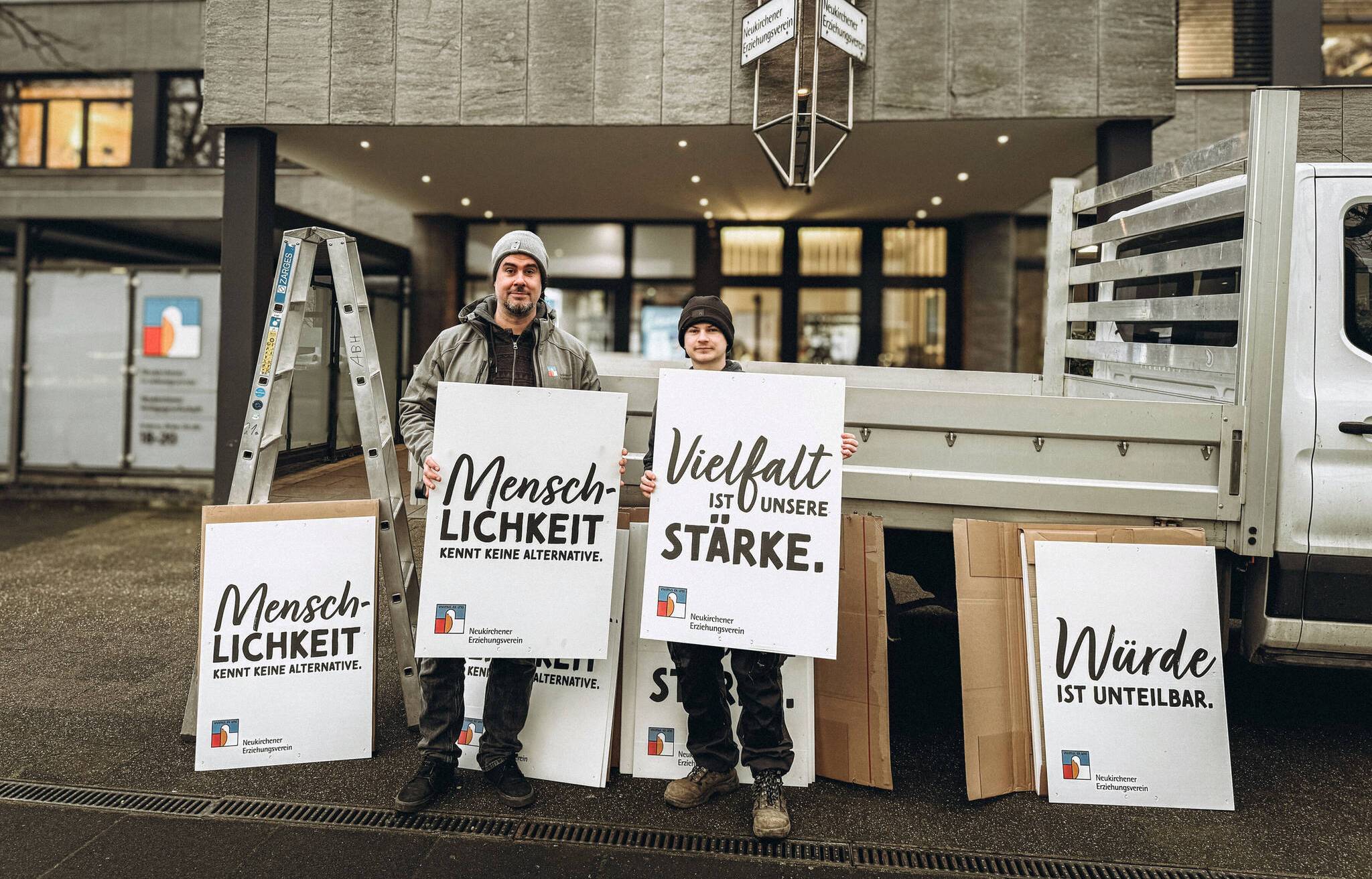 Mit einer von der Stadtverwaltung Neukirchen-Vluyn