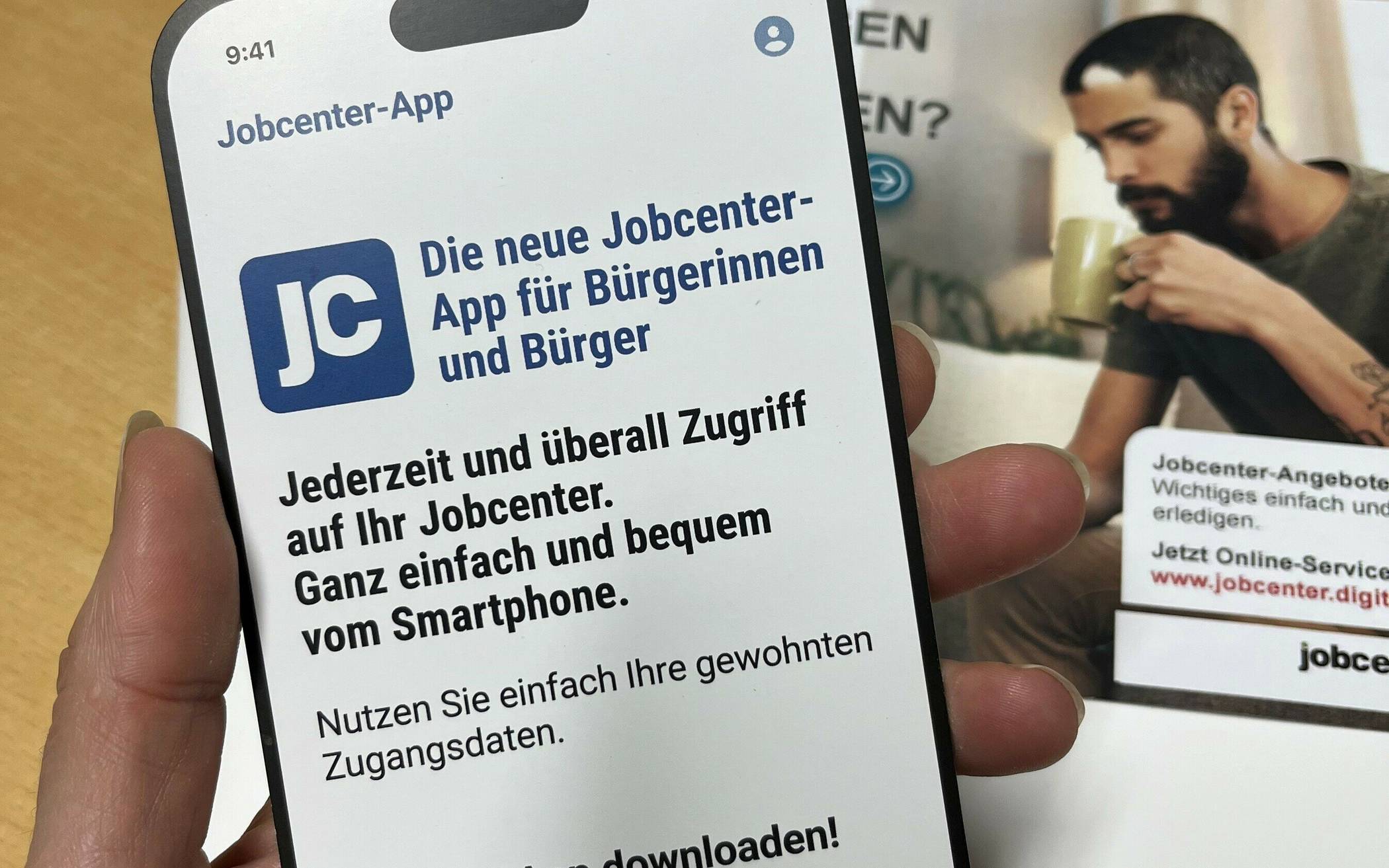 Soll vieles vereinfachen: Für Jobcenter-Kunden steht ab sofort die neue Jobcenter-App zur Verfügung.