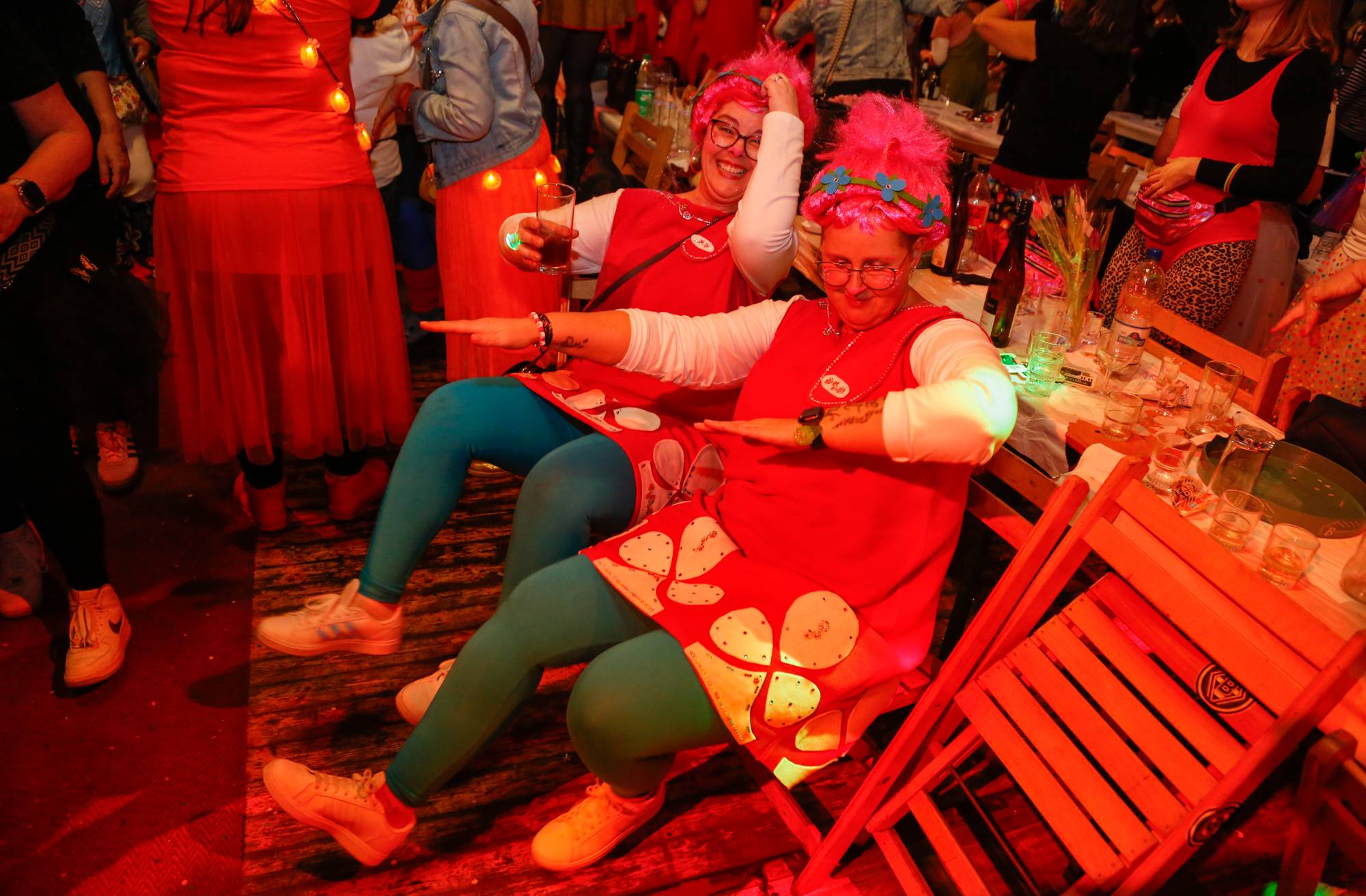 Tanzen geht auch im Sitzen...