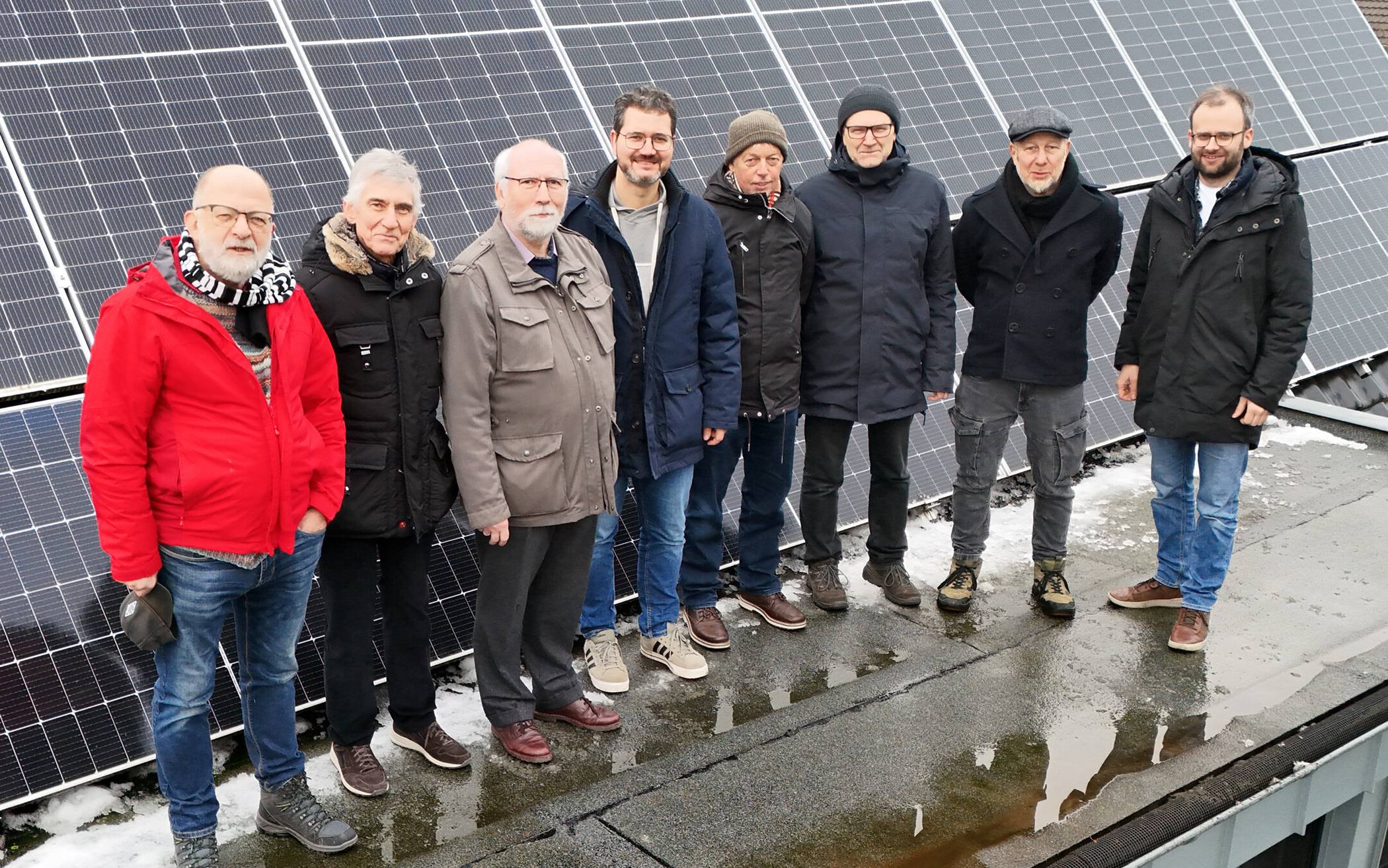 Die Bürgersolarberater Karl-Heinz Krause, Herbert Grotenrath,