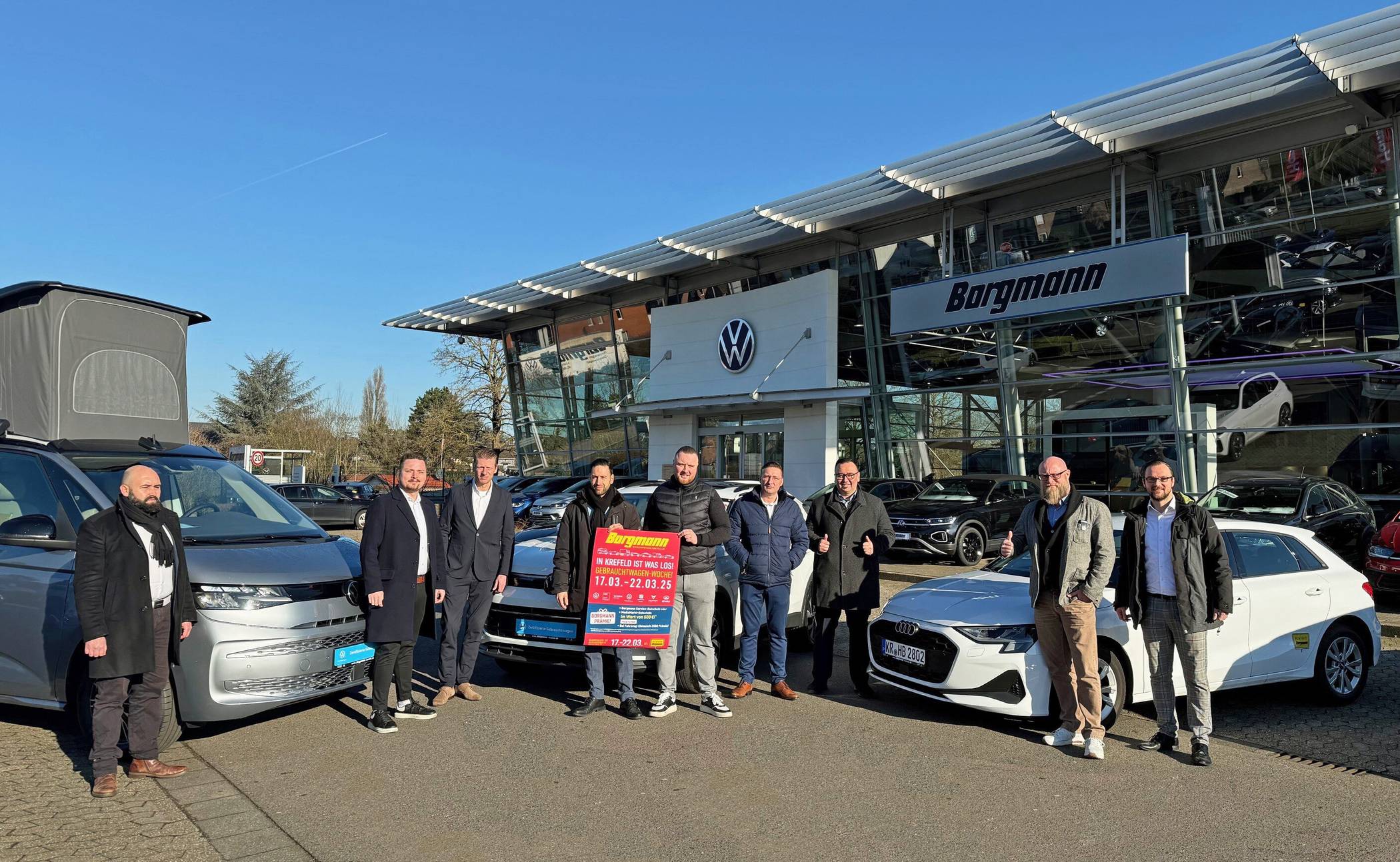 Gebrauchtwagenwoche: Das Team im Autohaus Borgmann freut sich auf Ihren Besuch.  