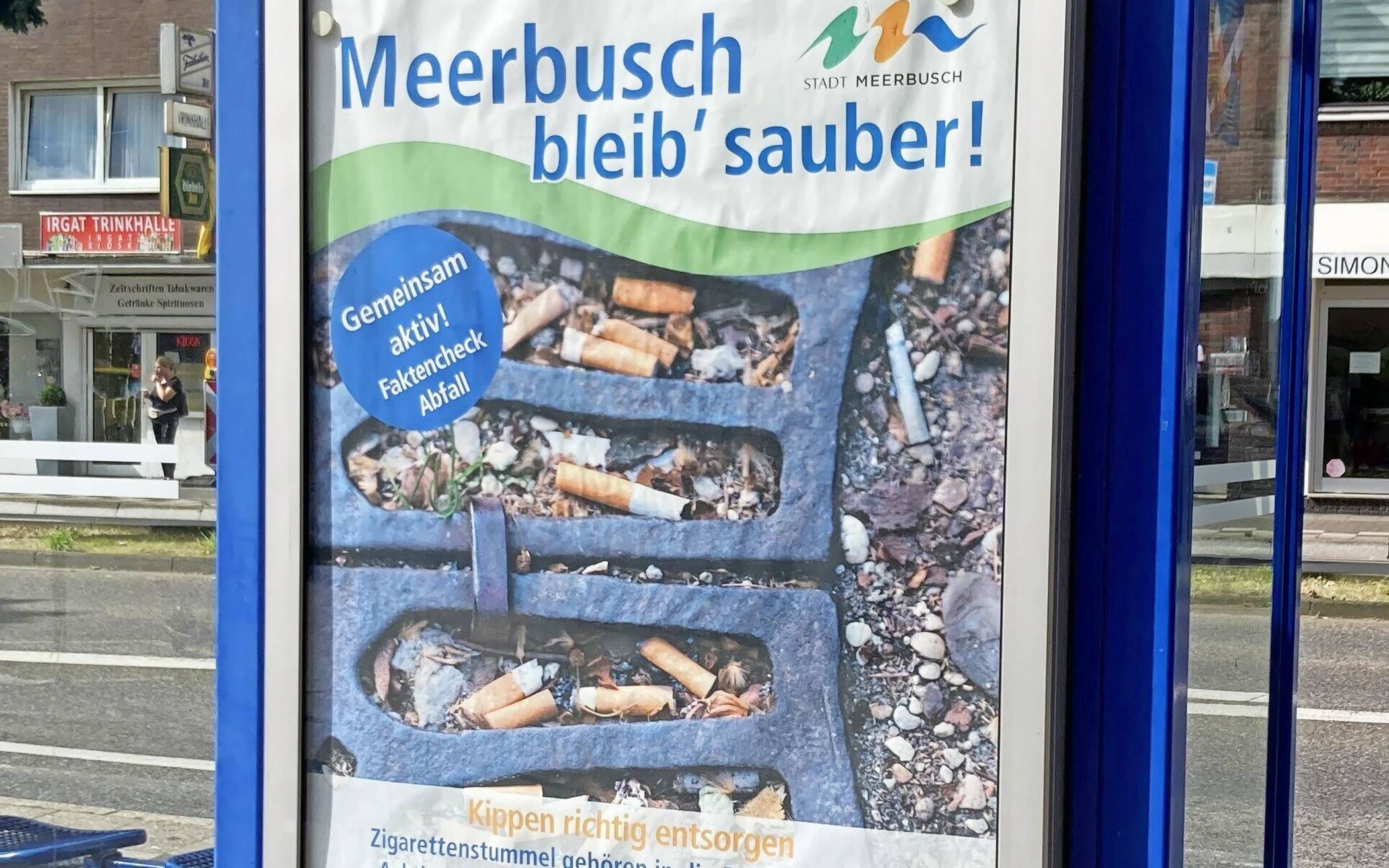 Der BUND Meerbusch appelliert an Raucher, ihre Kippen nicht unachtsam zu entsorgen. 