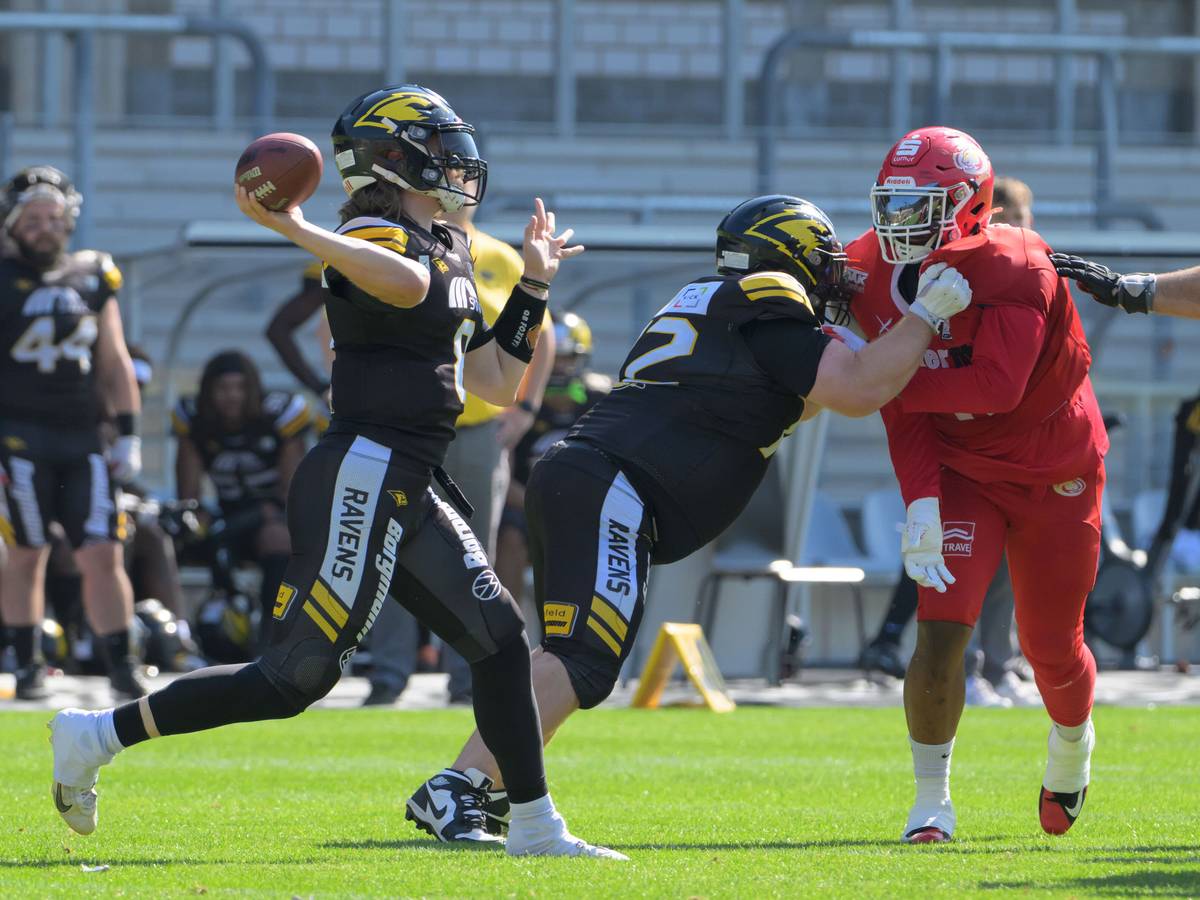 Bilderstrecke: Krefeld Ravens gegen Lübeck Cougars
