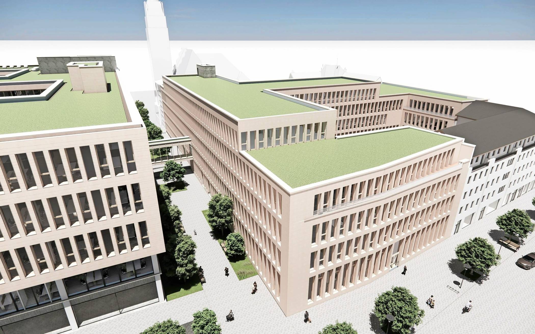  Vor dem Rathausneubau steht der Rückbau. Mit dem soll es am Montag an der Stresemannstraße losgehen. 