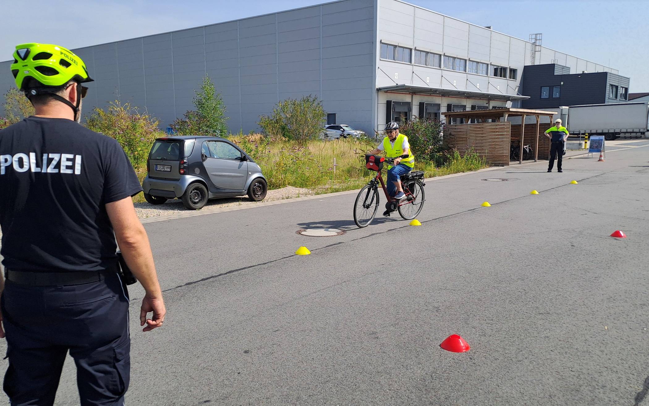 Die Übungen können helfen, im Alltag sicherer mit dem Pedelec...