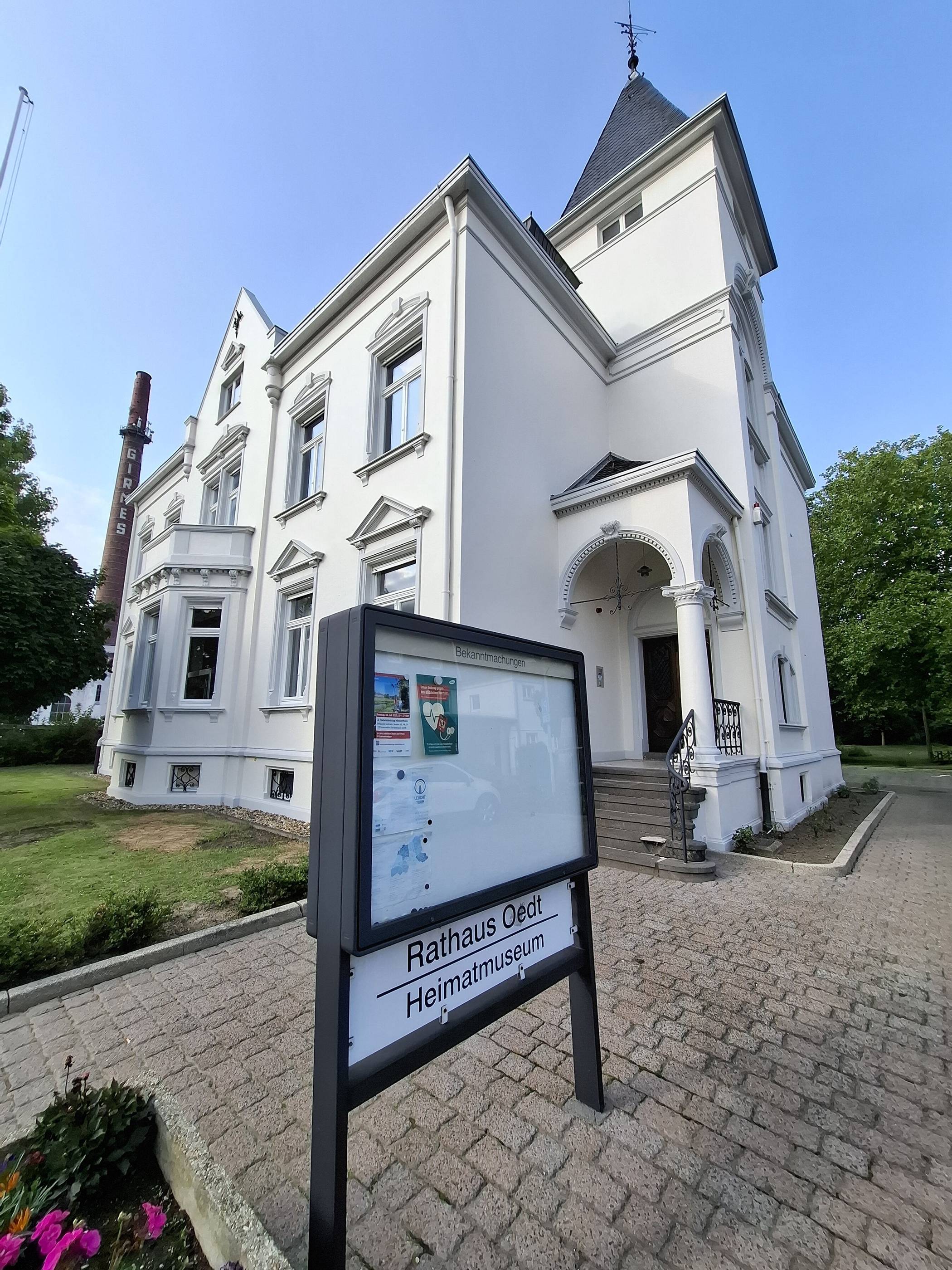 Schon die Gemeinde Oedt nutzte die Girmes-Villa als Rathaus, wo auch heute noch die...