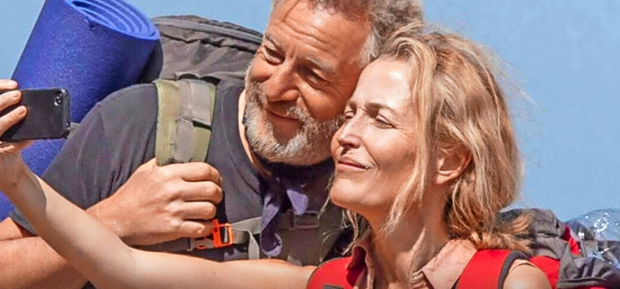 Jason Isaacs und Gillian Anderson als