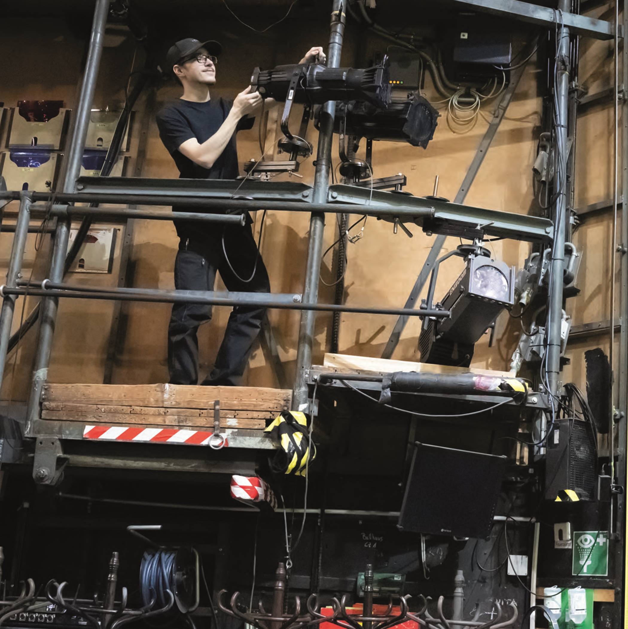 Theater Krefeld-Mönchengladbach:Wie man Bühnentechniker wird