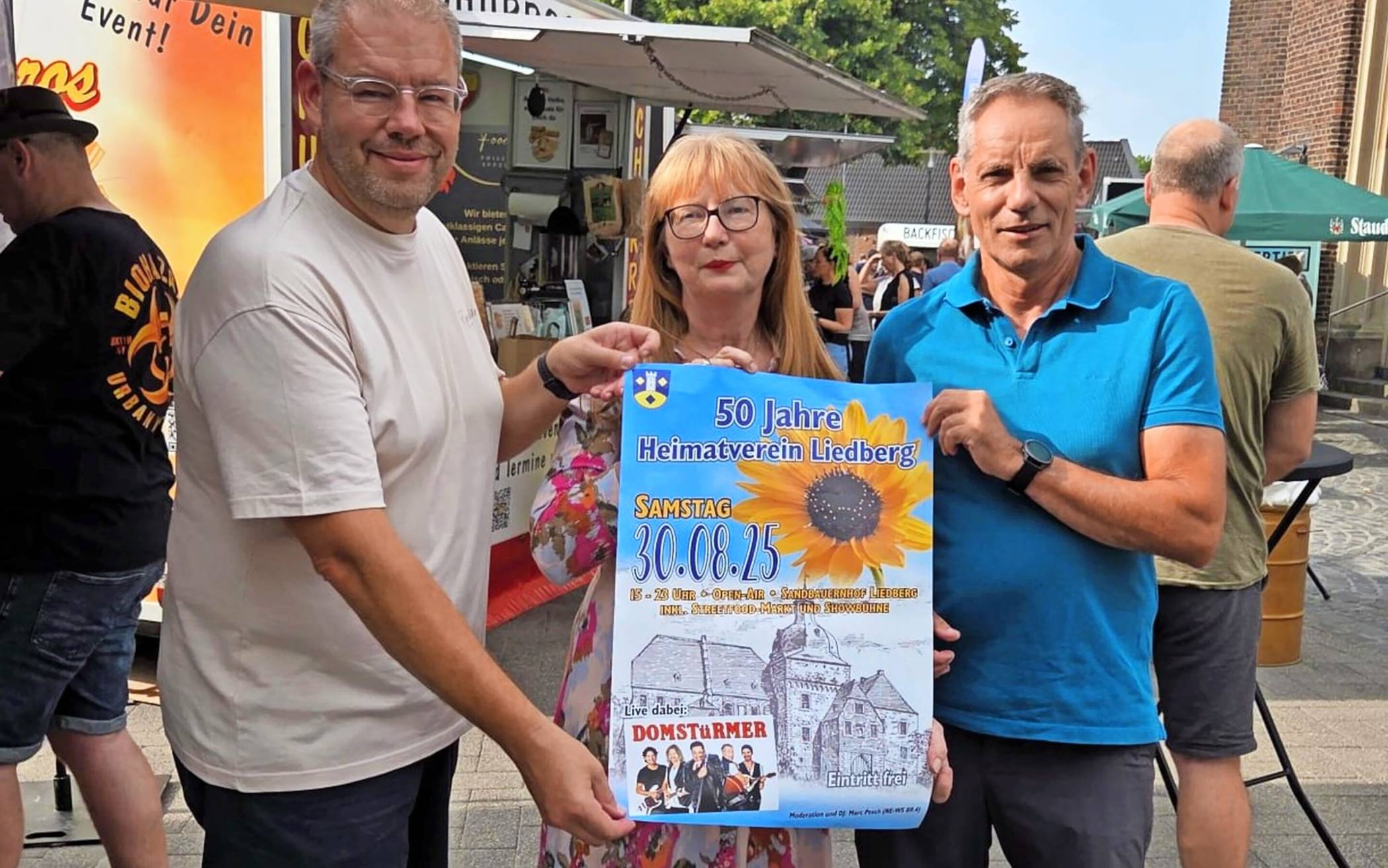 Organisator Marc Pesch mit Susanne Vennen