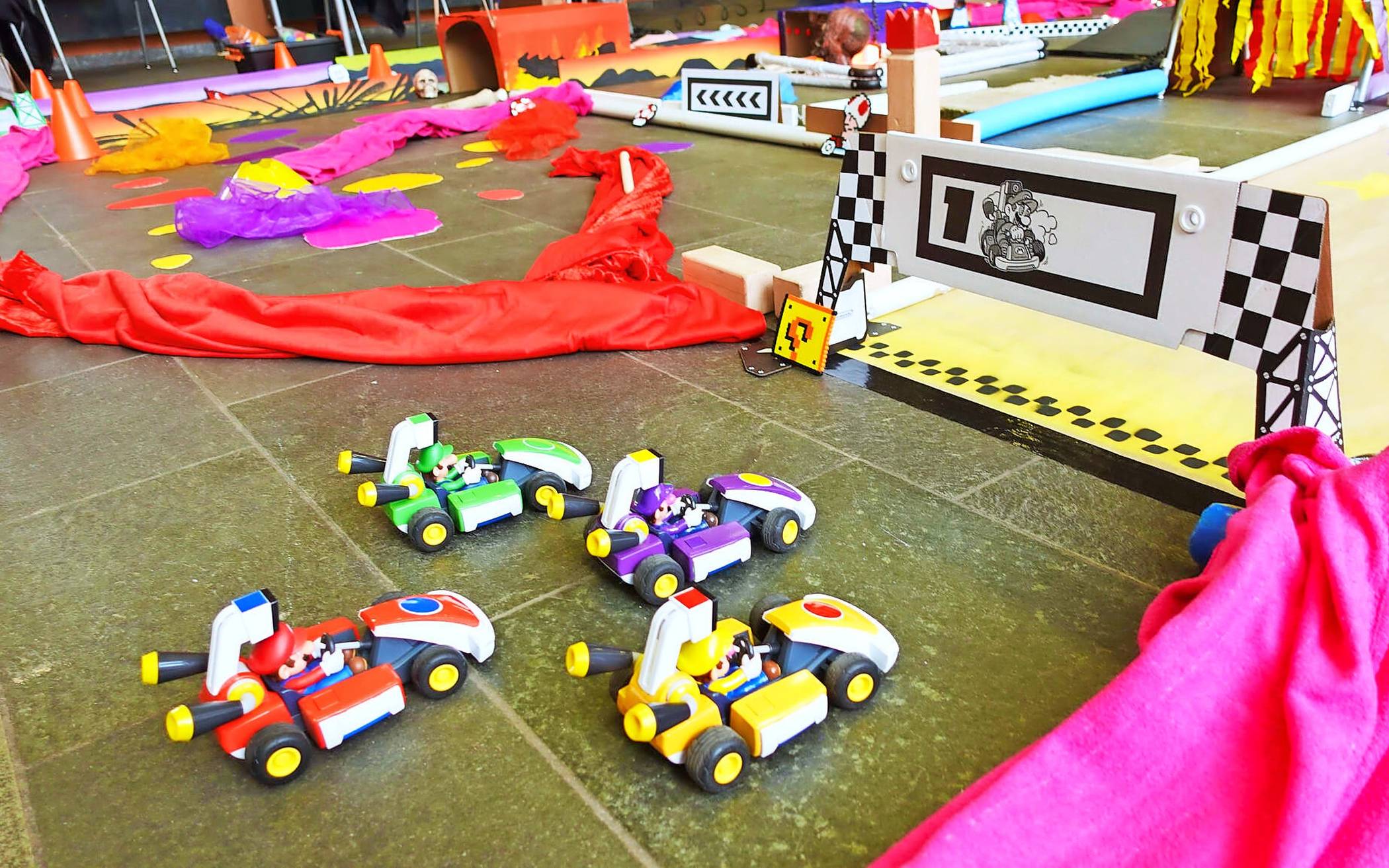 Real und digital - Mario Kart