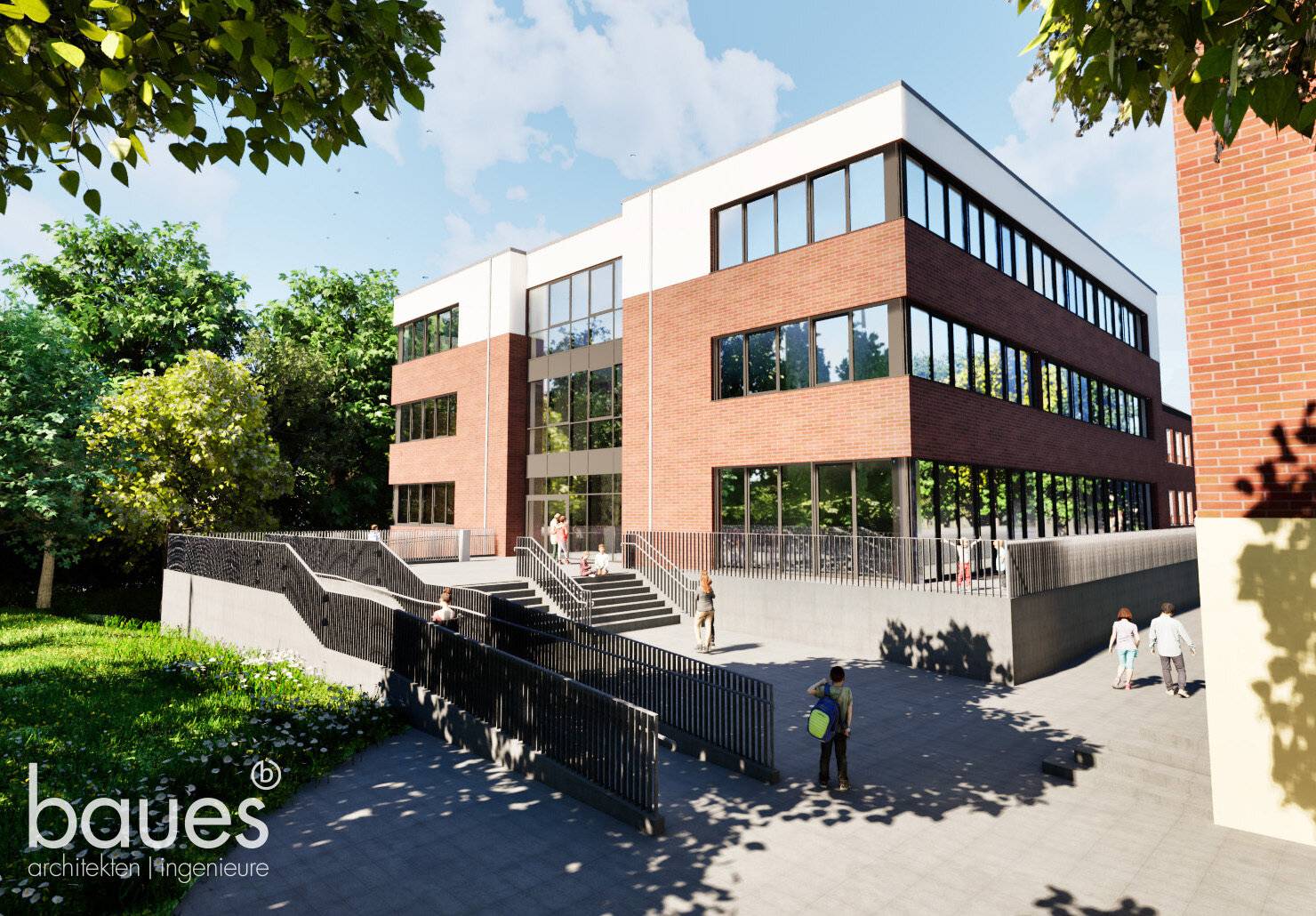 Start der Bauarbeiten am Amplonius-Gymnasium