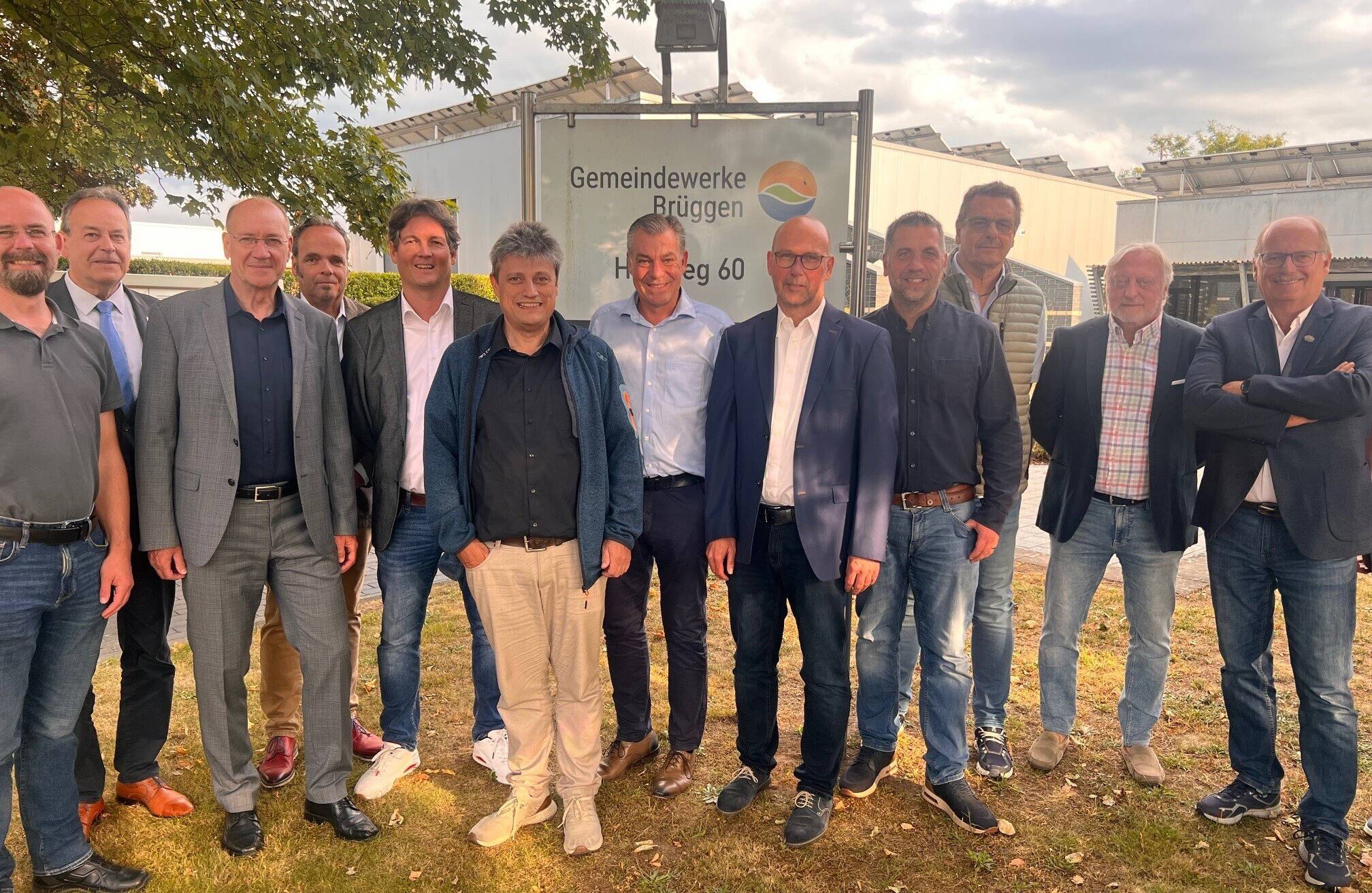 Freude, dass mit dem Bau von