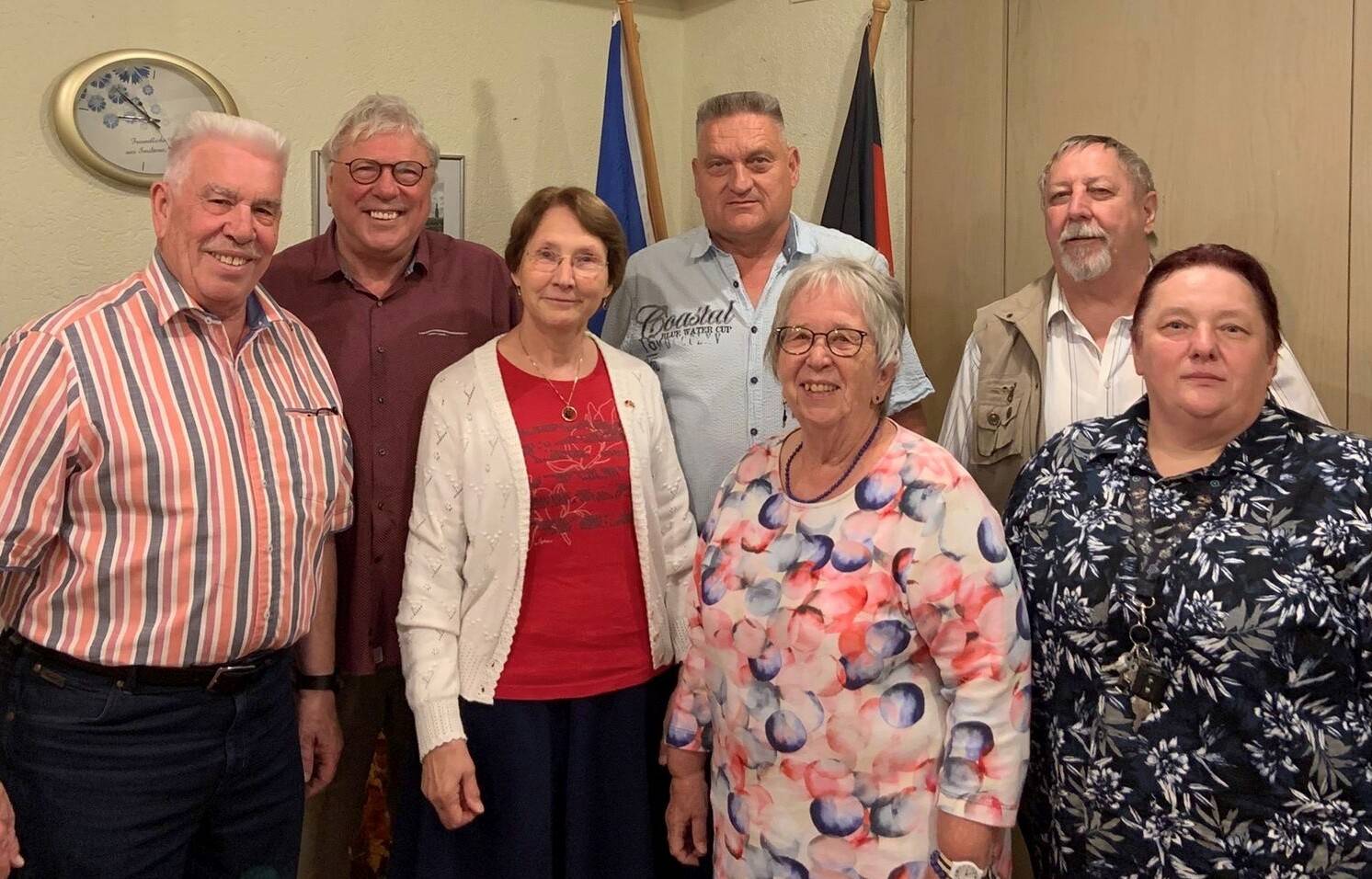 Der Vorstand des DLFK mit Kurt