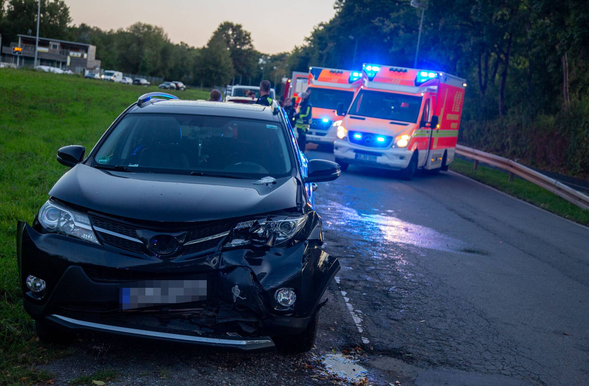 Montagabend auf der Straße Horkesgath.