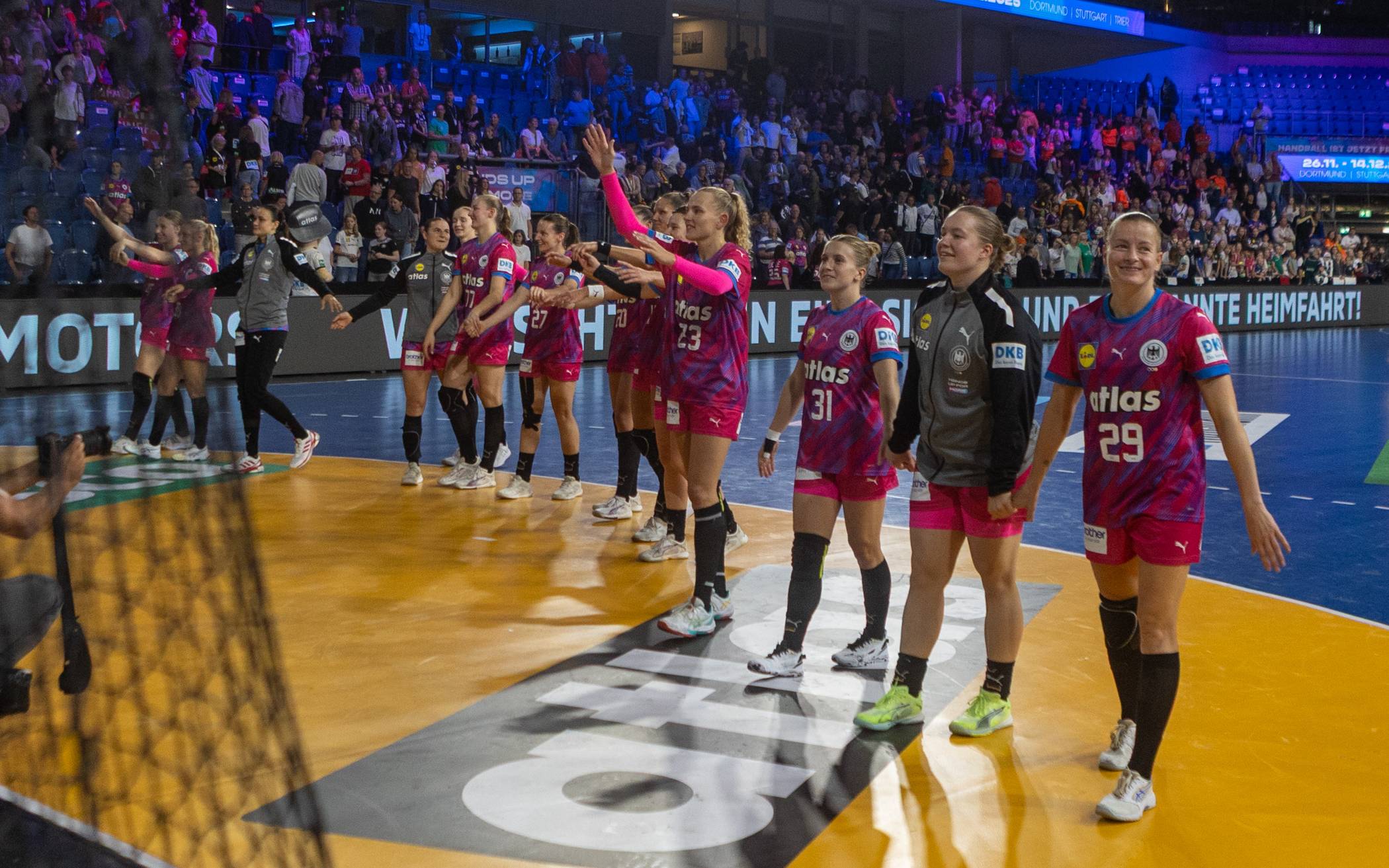Handball-Länderspiel der Frauen Deutschland - Niederlande