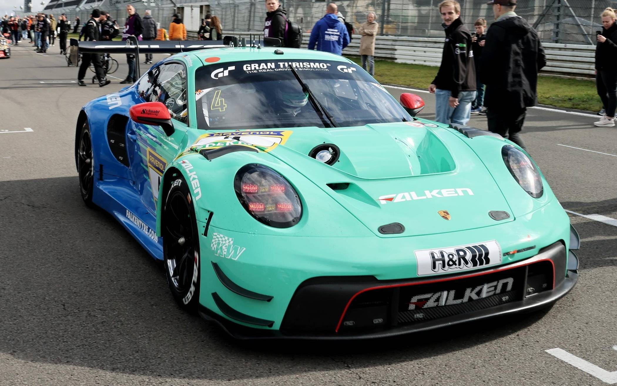 Benny Leuchter in der Startaufstellung am