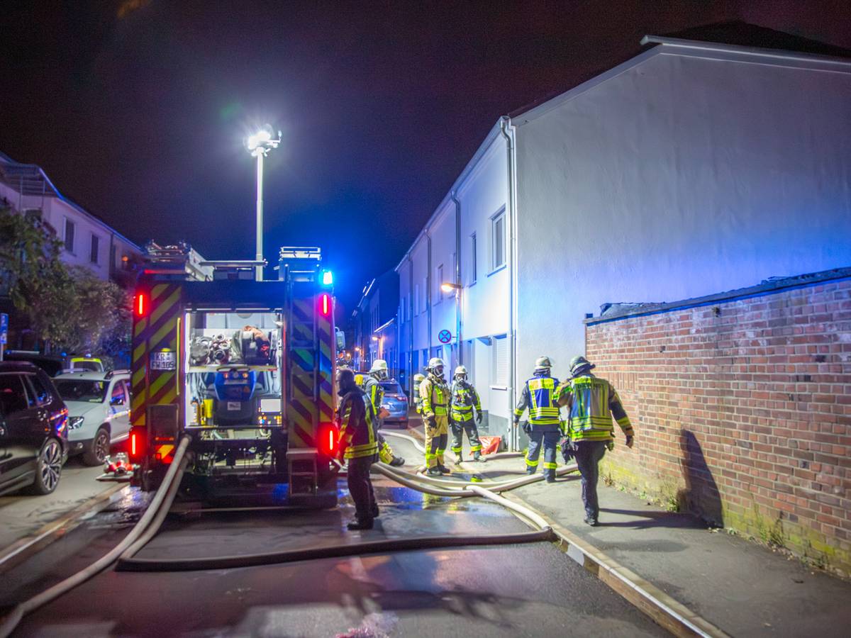 Großbrand im Krefelder Westen
