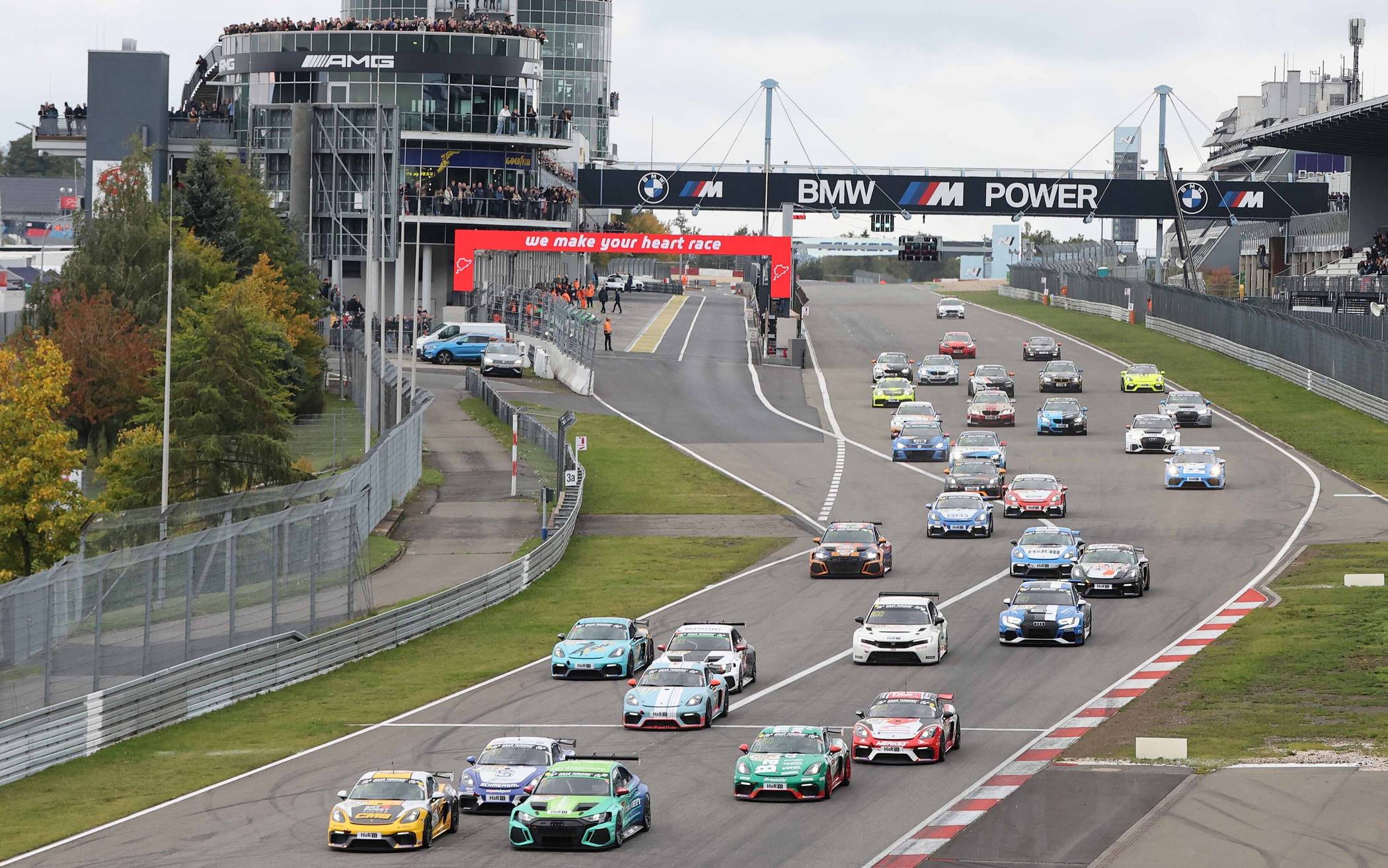 Start der zweiten...