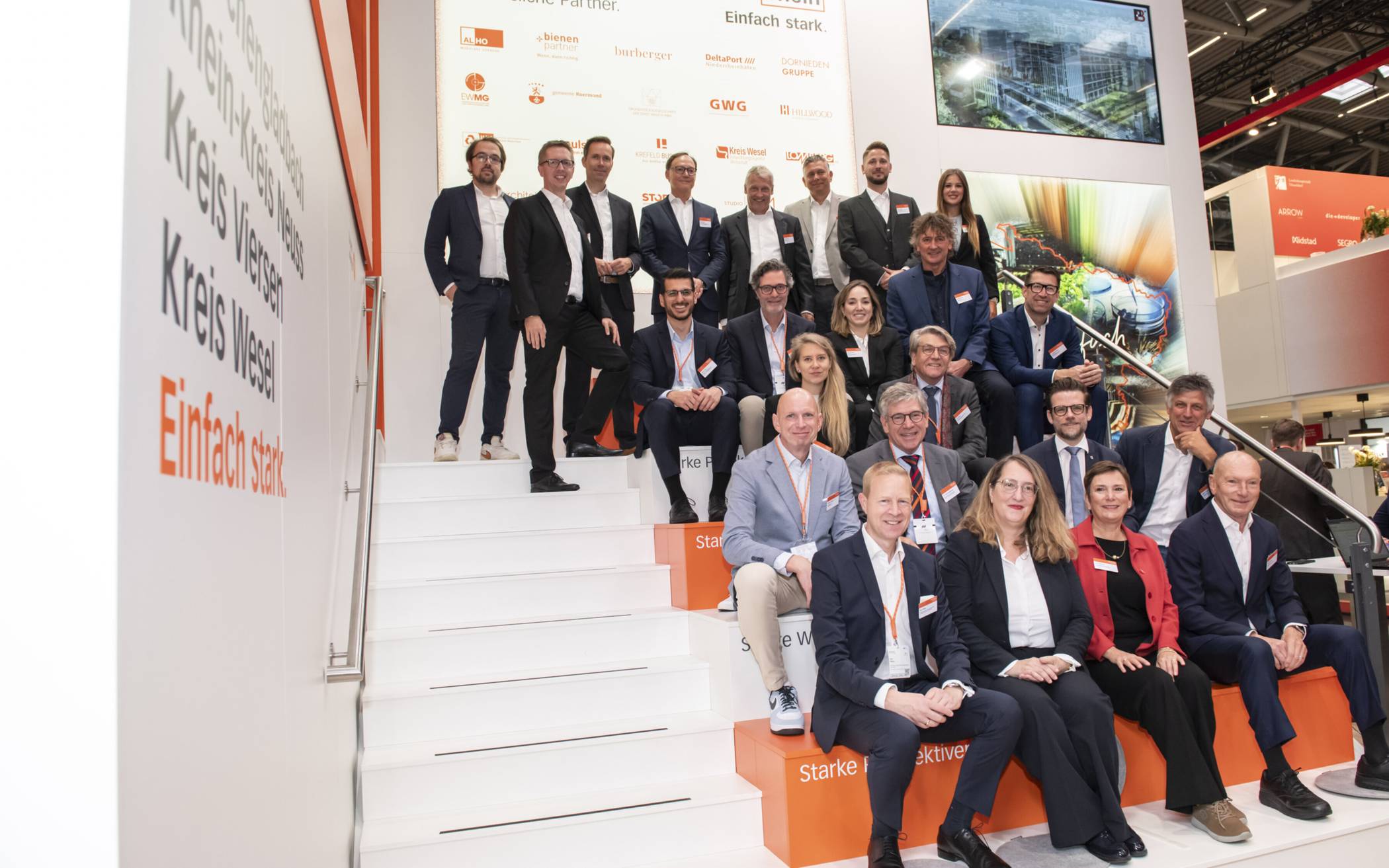 Das WFMG-Team mit den diesjährigen Partnern