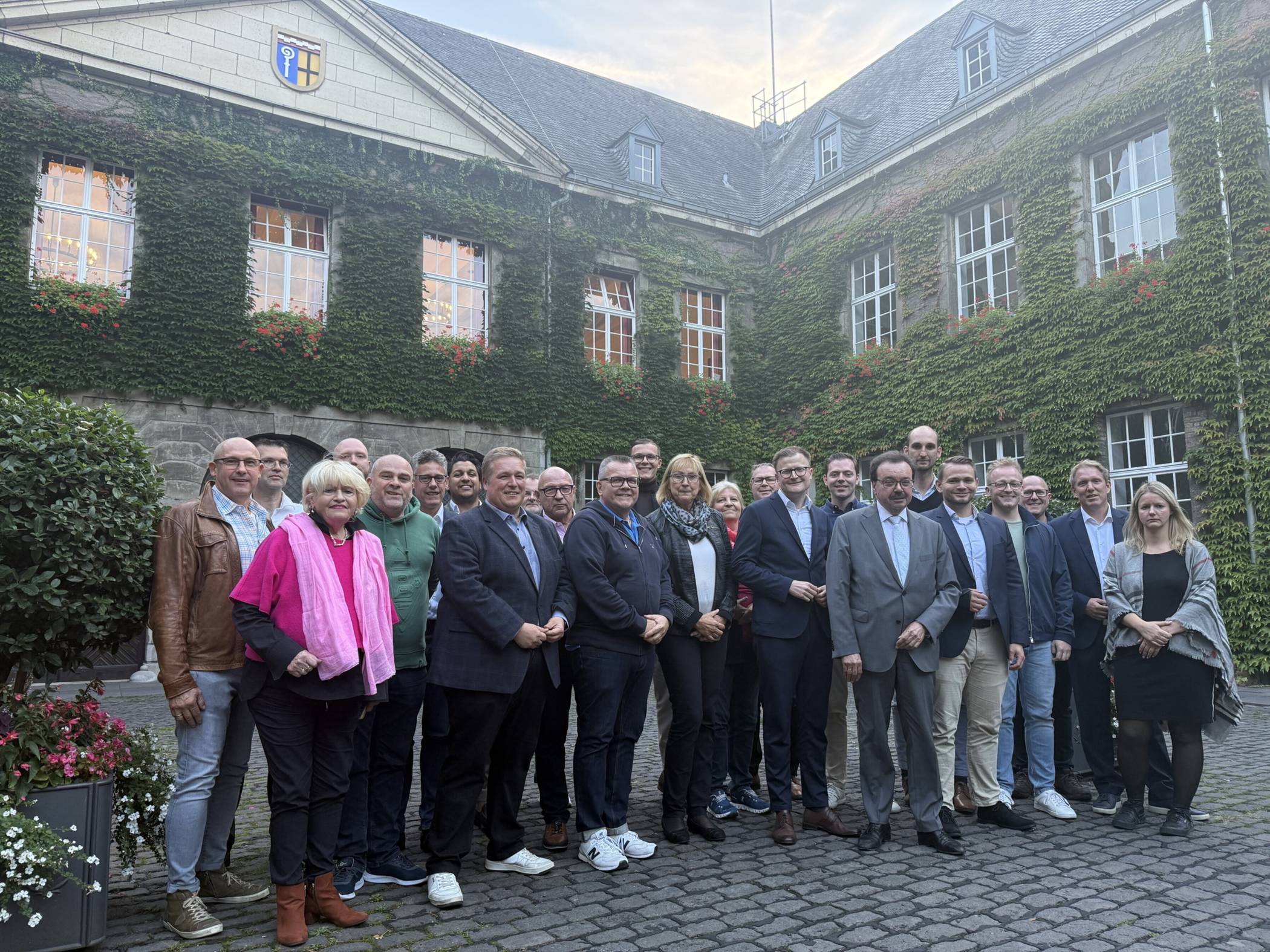  Die CDU-Fraktion im Rat der Stadt Mönchengladbach nach der Kommunalwahl. 