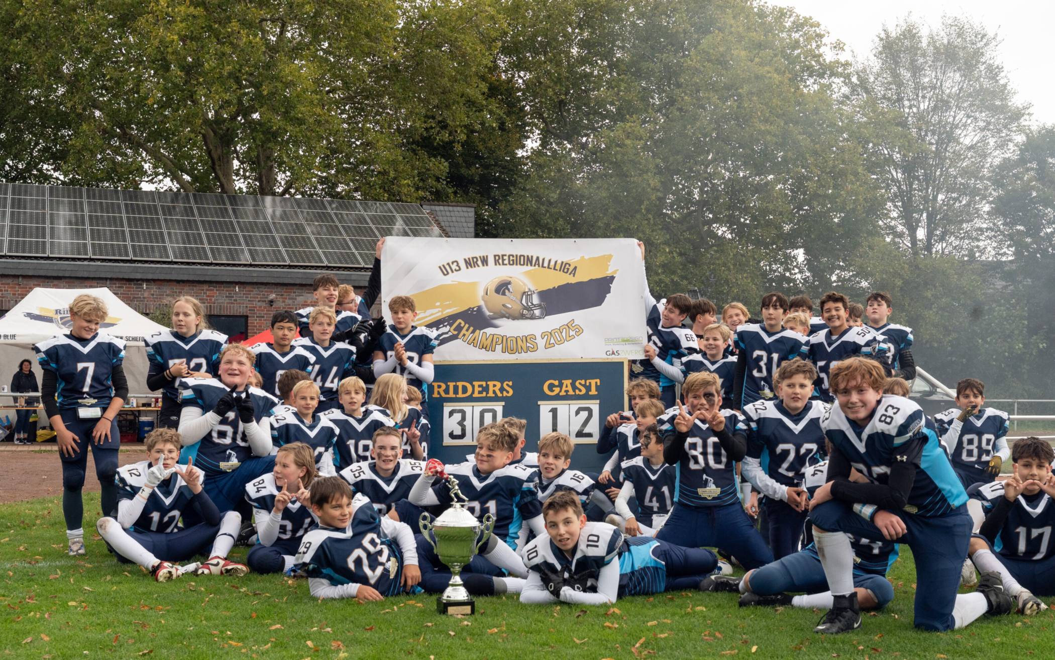 Die U13 der Schiefbahn Riders haben