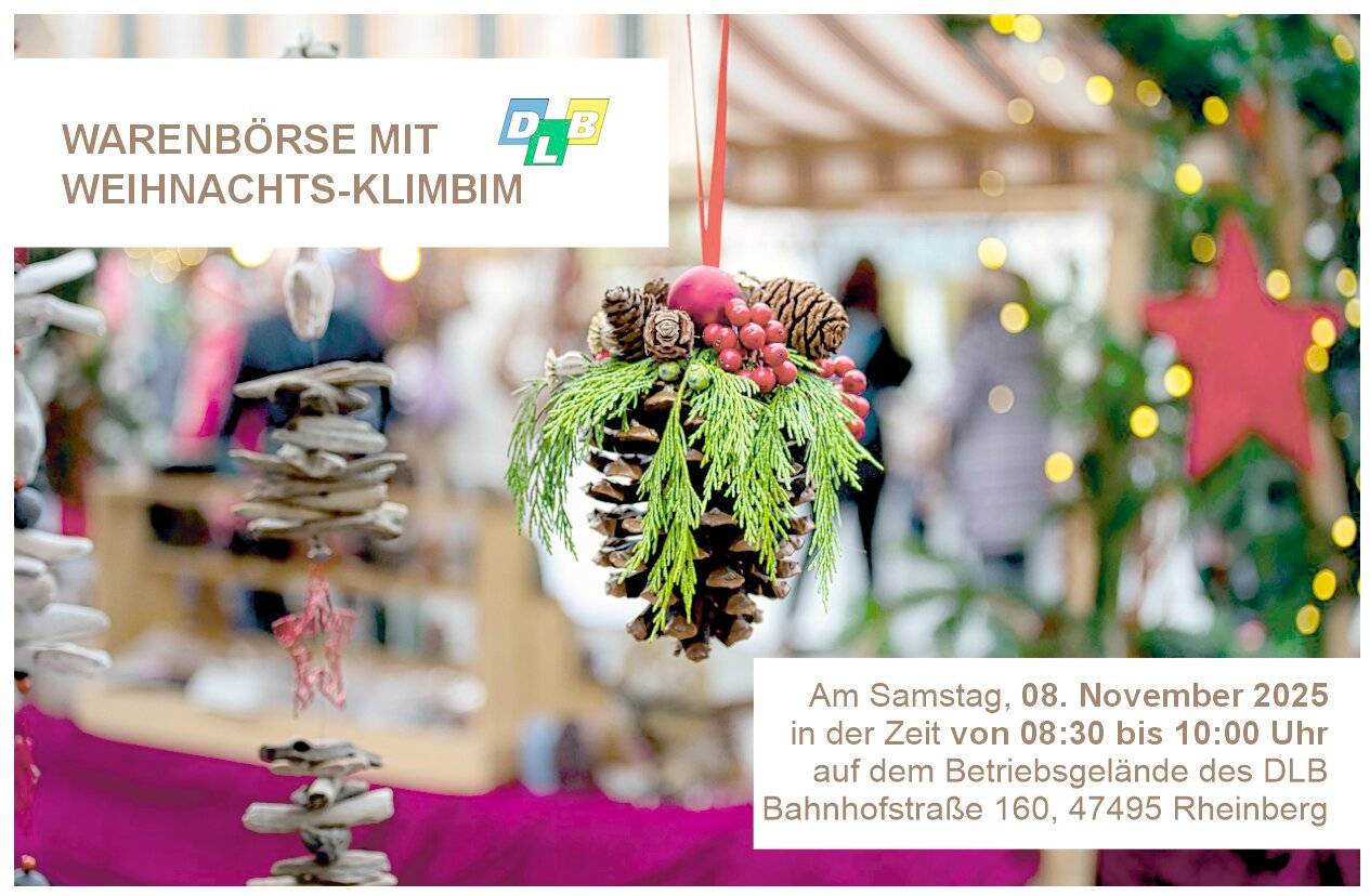 „Weihnachts-Klimbim-Börse“ beim DLB
