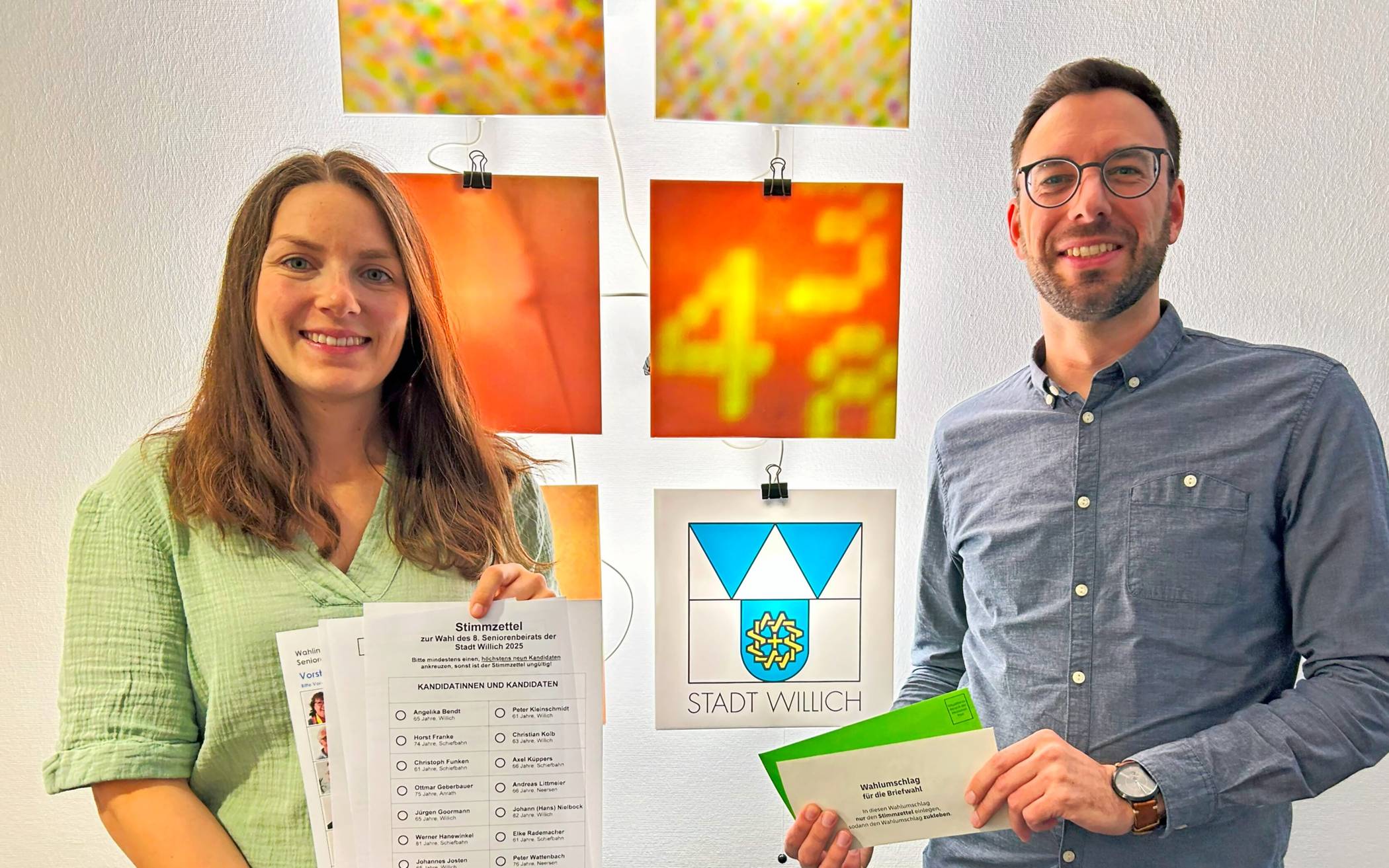 Eva Dregger  und Sebastian Kludt sind