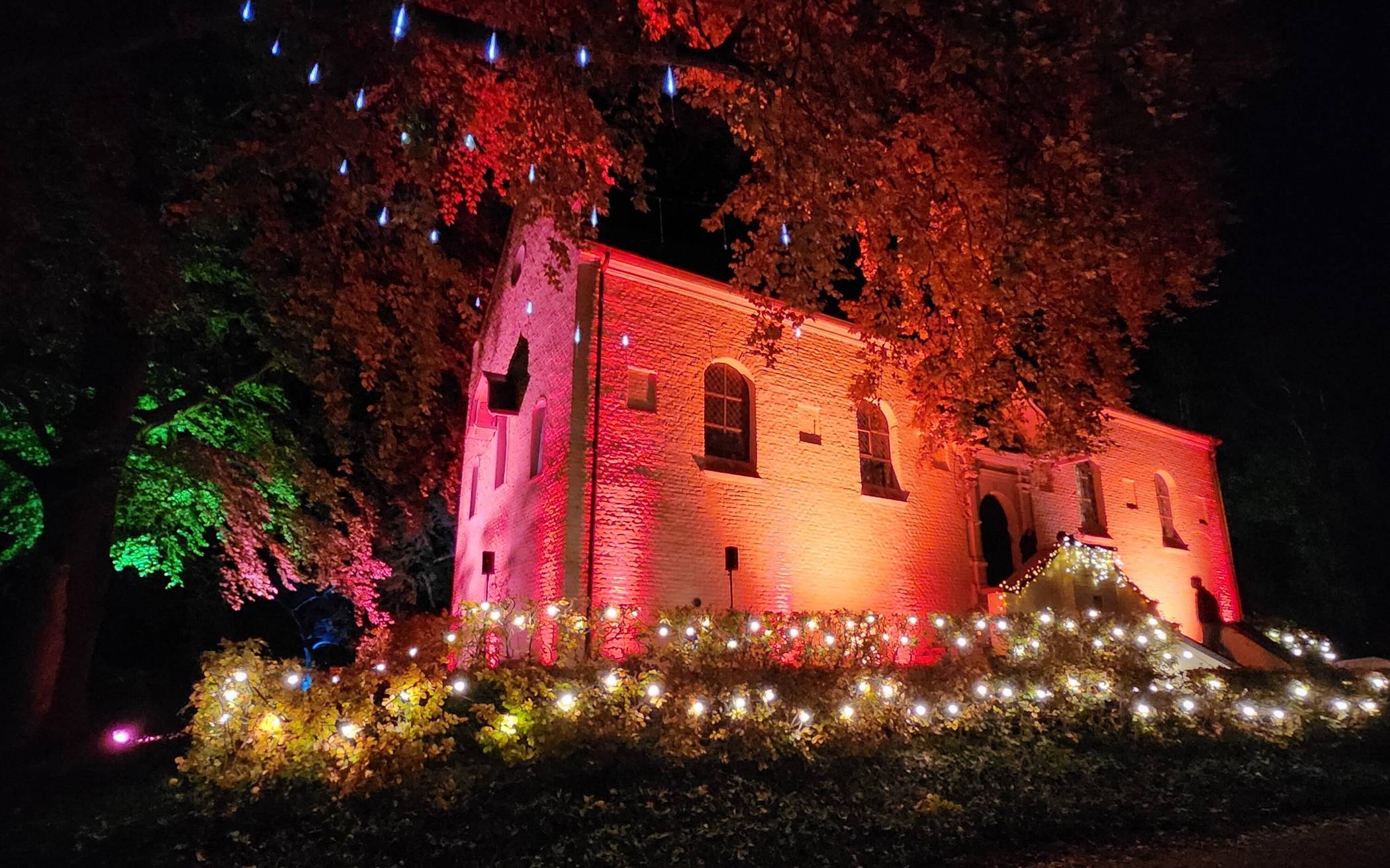  Lichternacht an der Kapelle Klein Jerusalem.  
